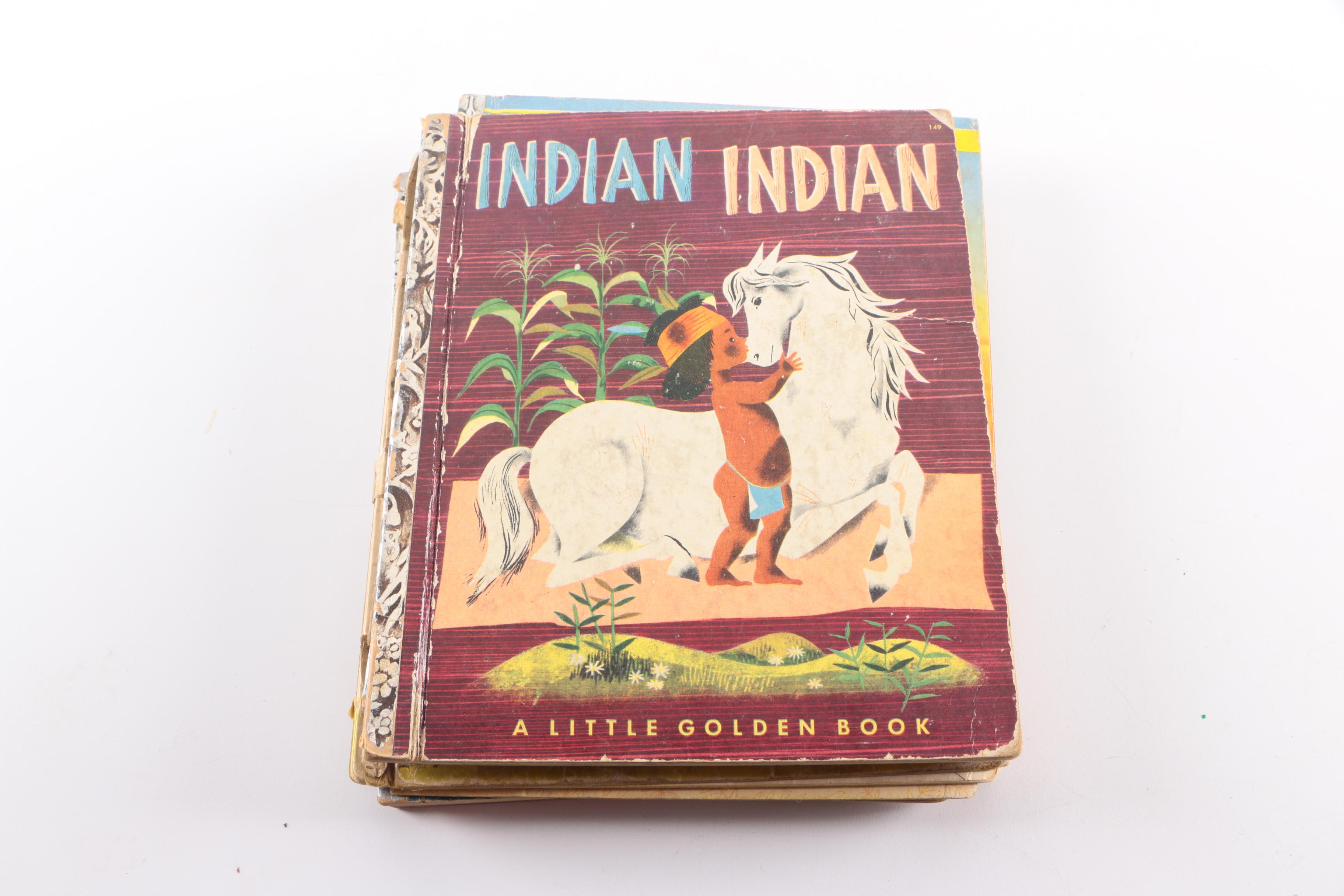 Vintage Children's Books Including Little Golden Books