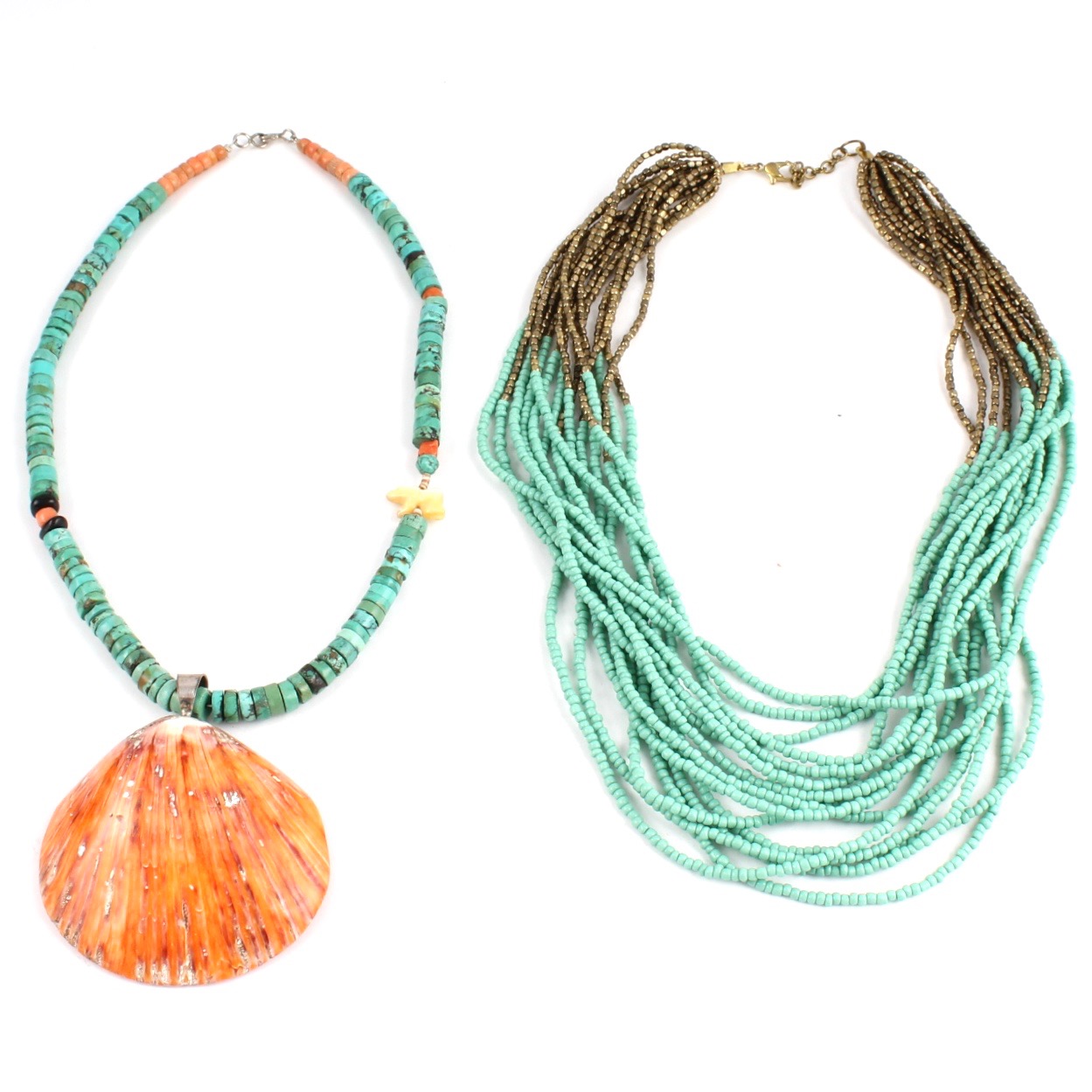 Pair of Turquoise Necklaces