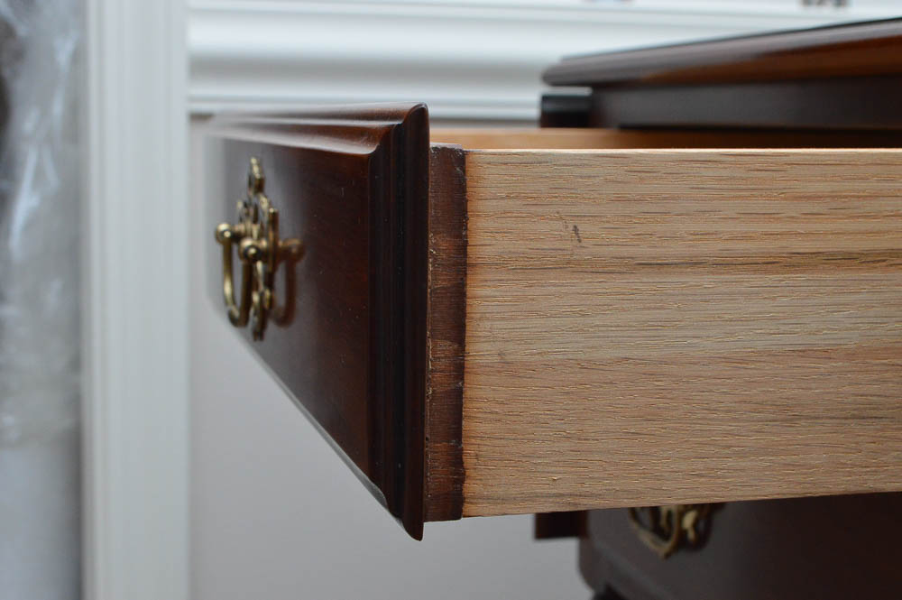 Traditional-Style Drop-Leaf Cherry Wood Server by Statton