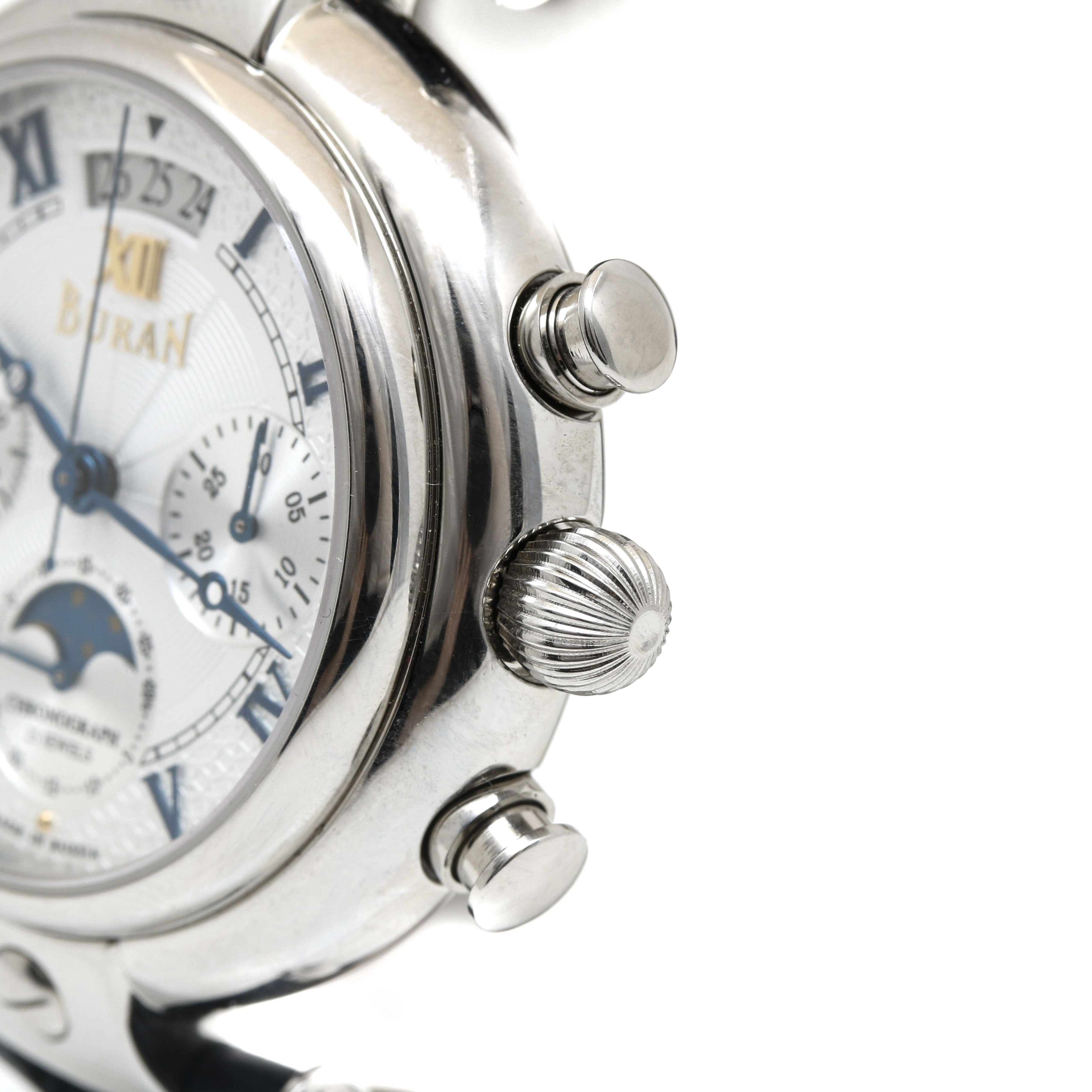Stainless Steel Buran Chronograph Watch