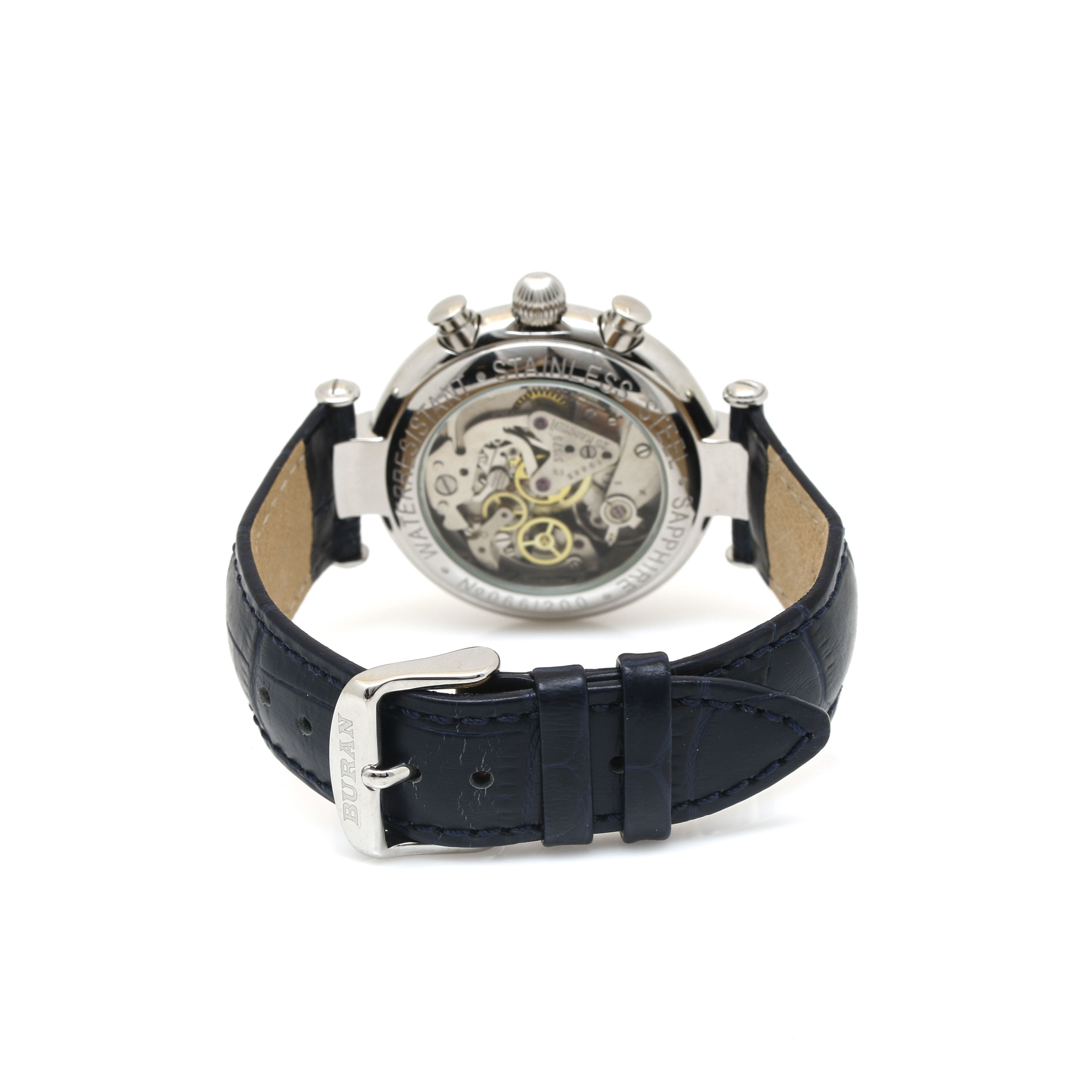 Stainless Steel Buran Chronograph Watch