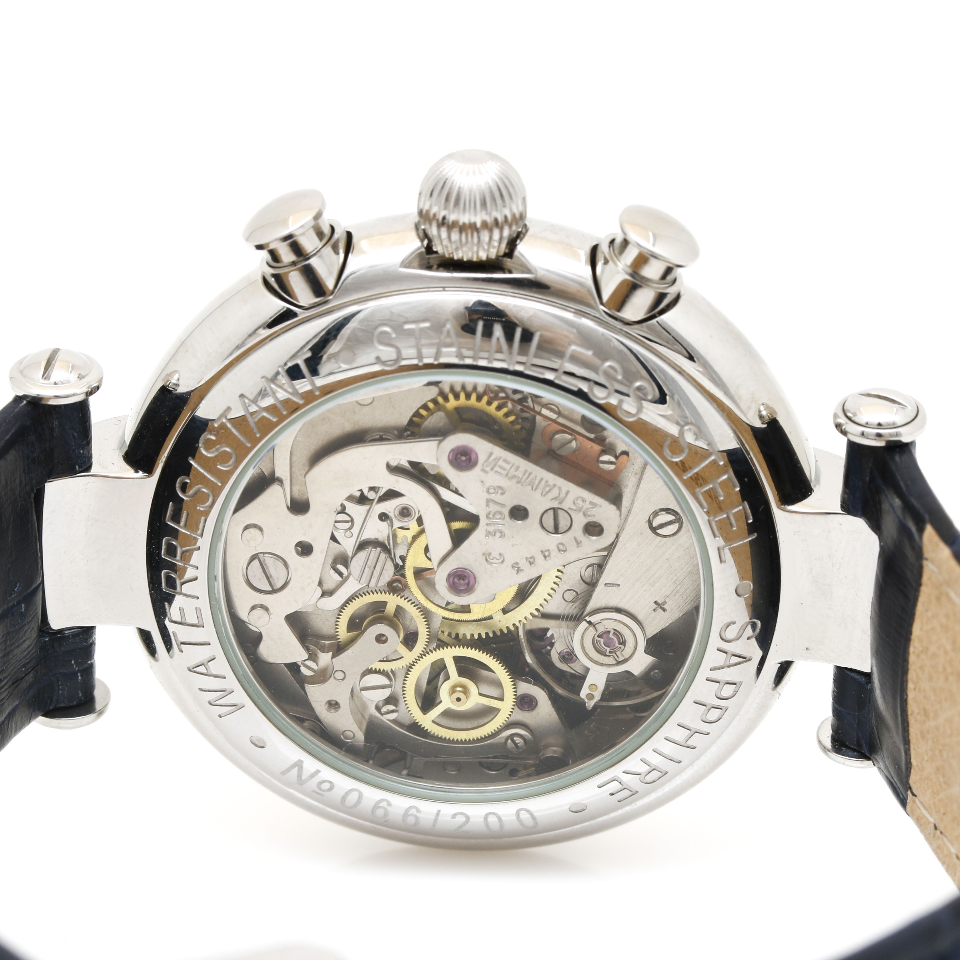 Stainless Steel Buran Chronograph Watch