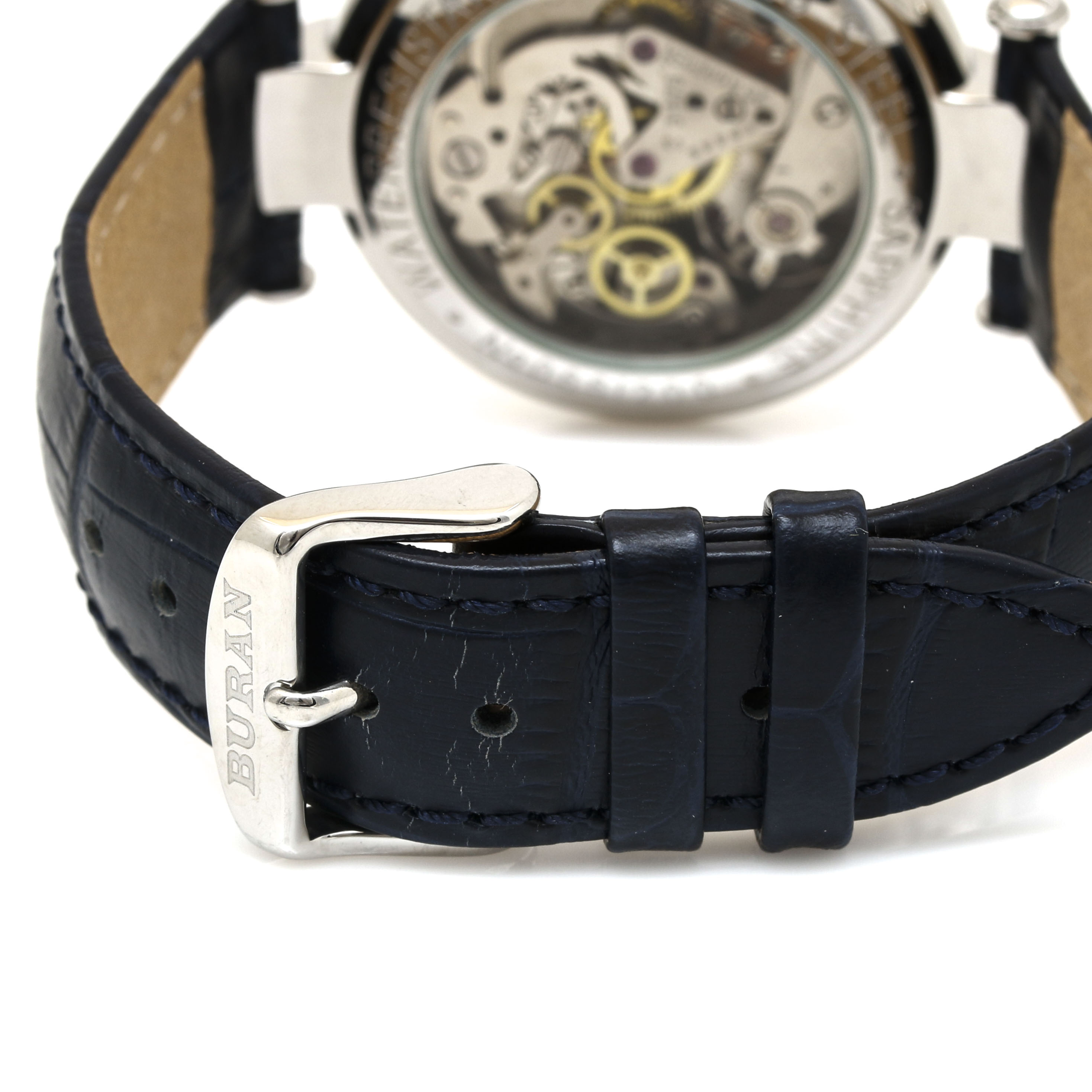 Stainless Steel Buran Chronograph Watch