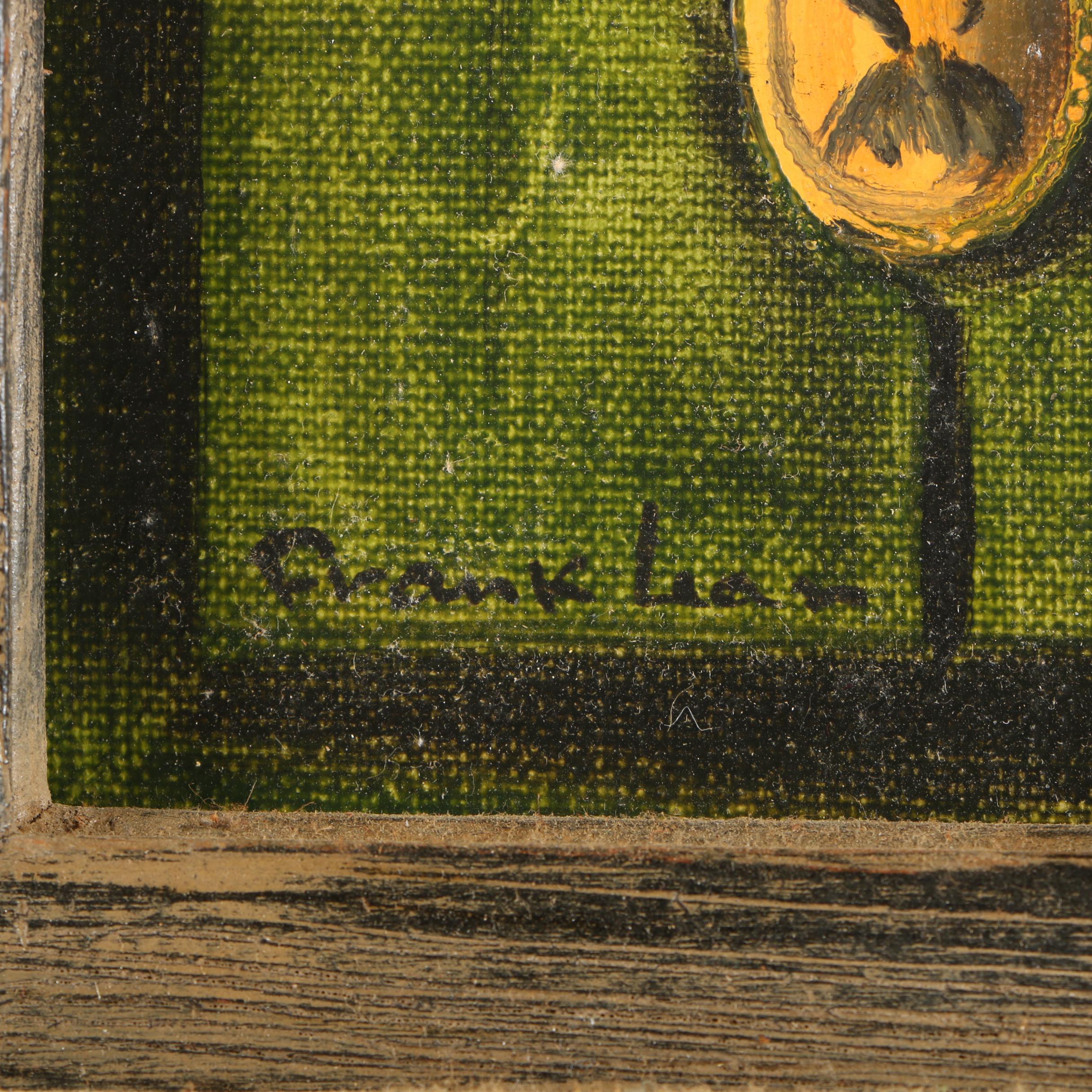 Still Life Oil Painting with Pistol