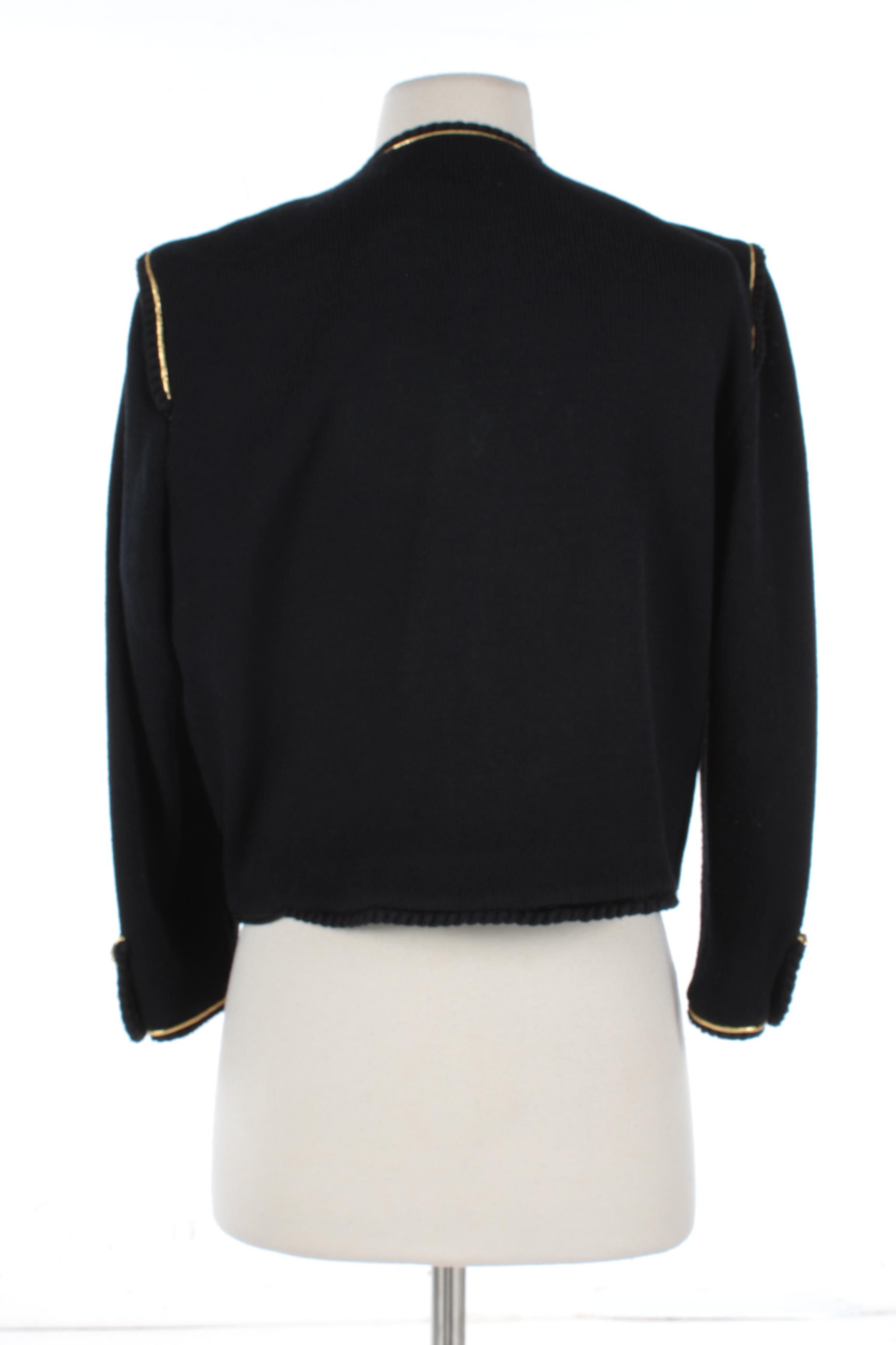 St. John Evening Architectural Motif Embellished Jacket