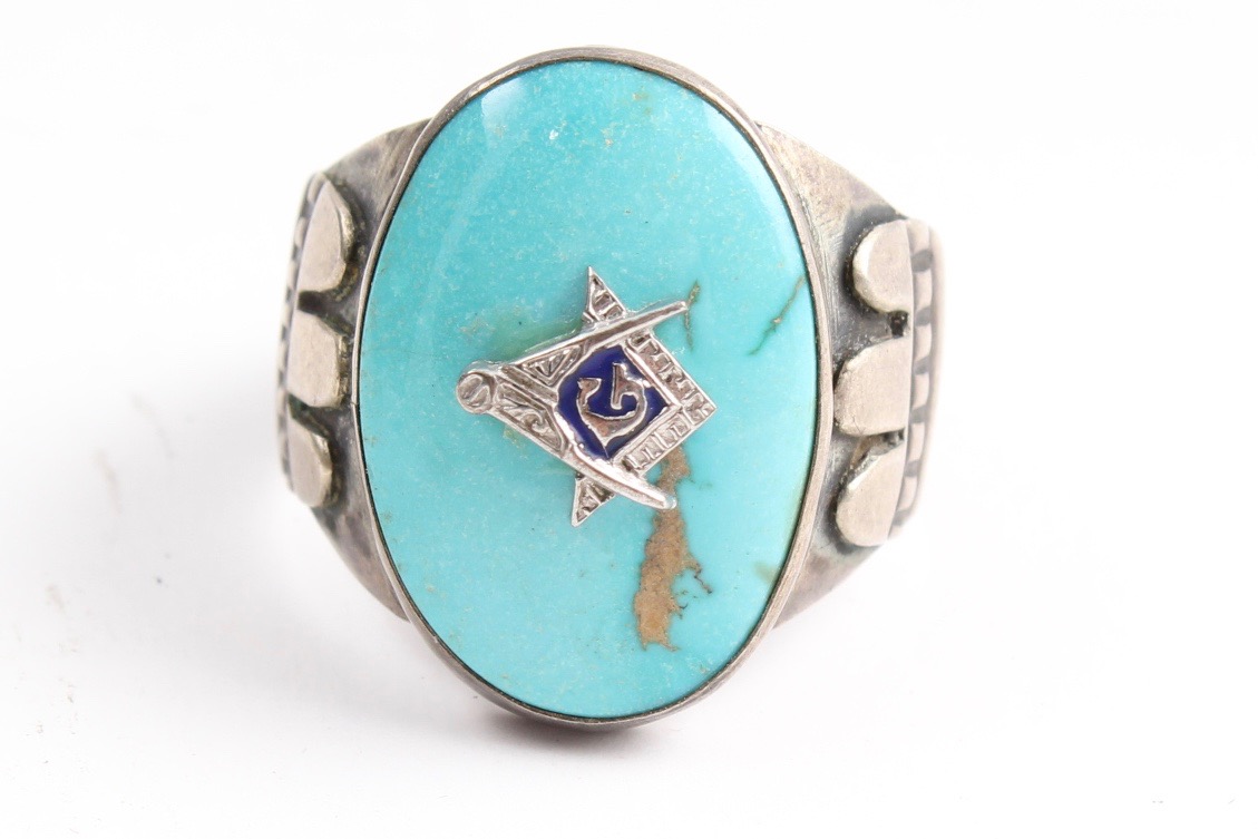 Turquoise Masonic Jewelry