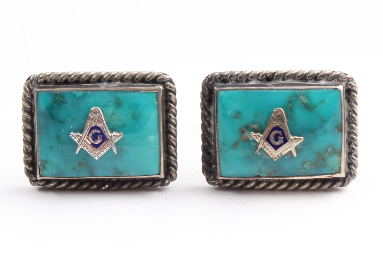 Turquoise Masonic Jewelry