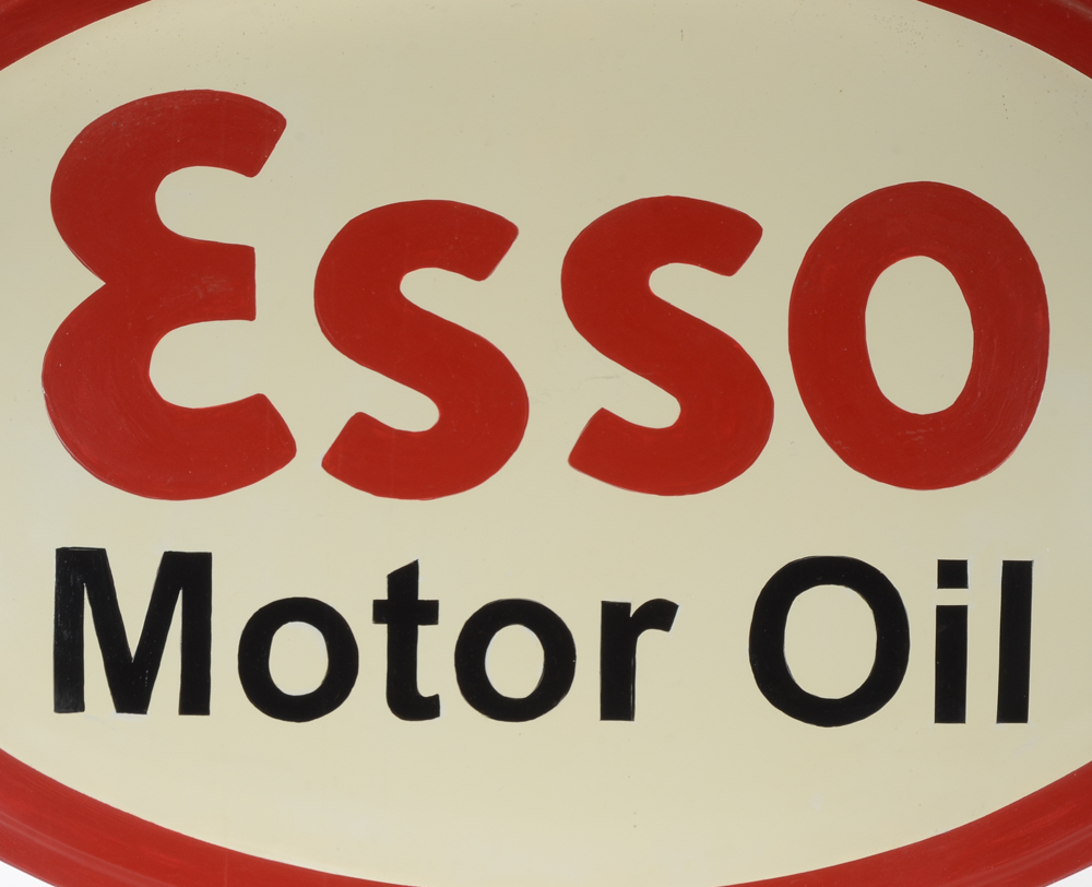 1960s/70s Esso Motor Oil Store Sign