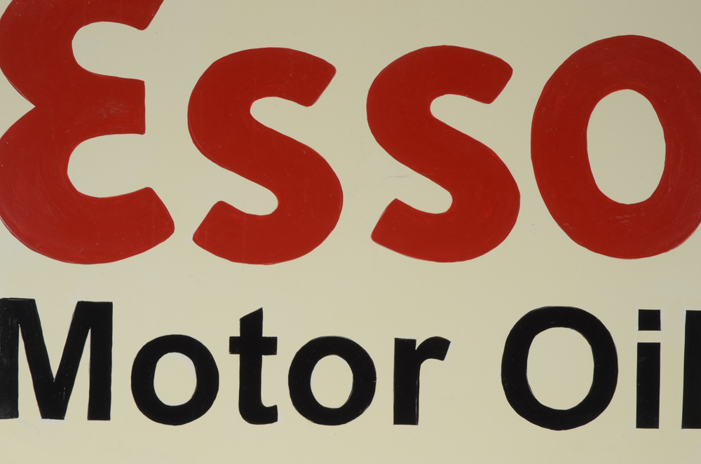 1960s/70s Esso Motor Oil Store Sign