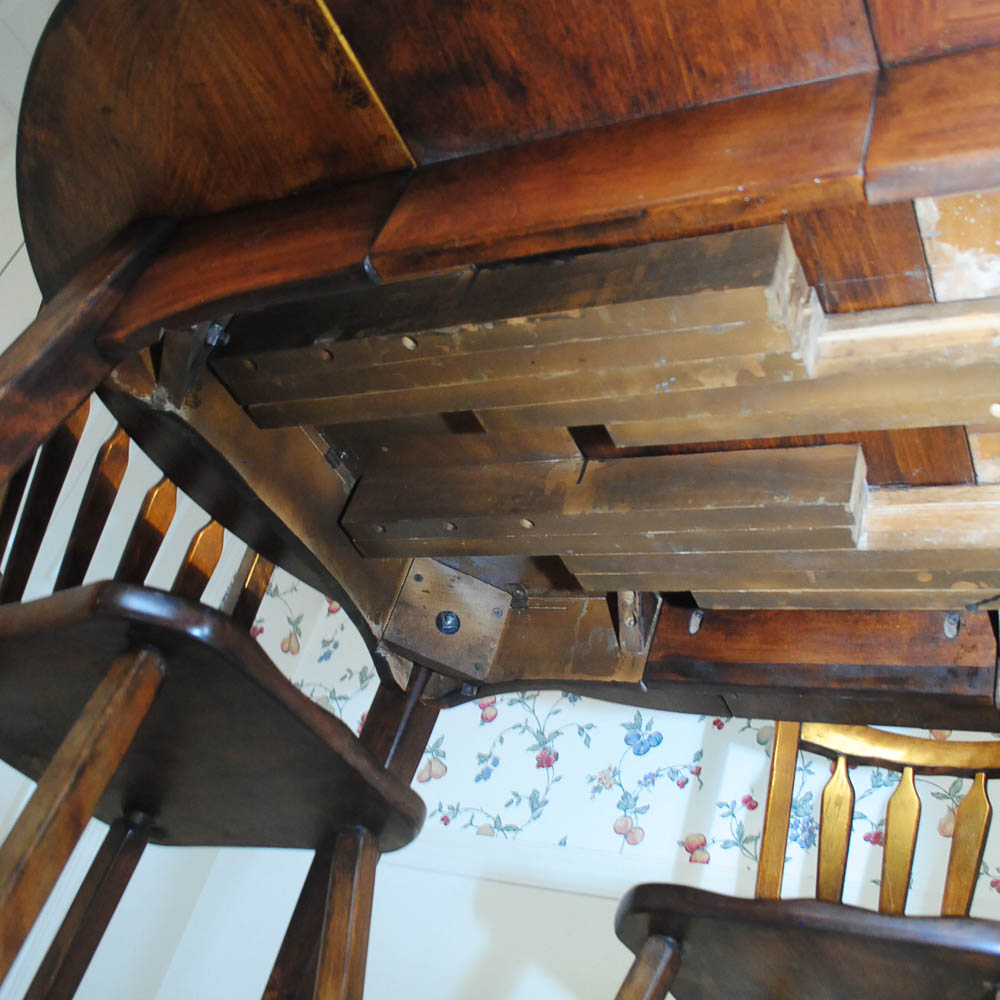 Vintage Dining Table with Chairs by Cushman