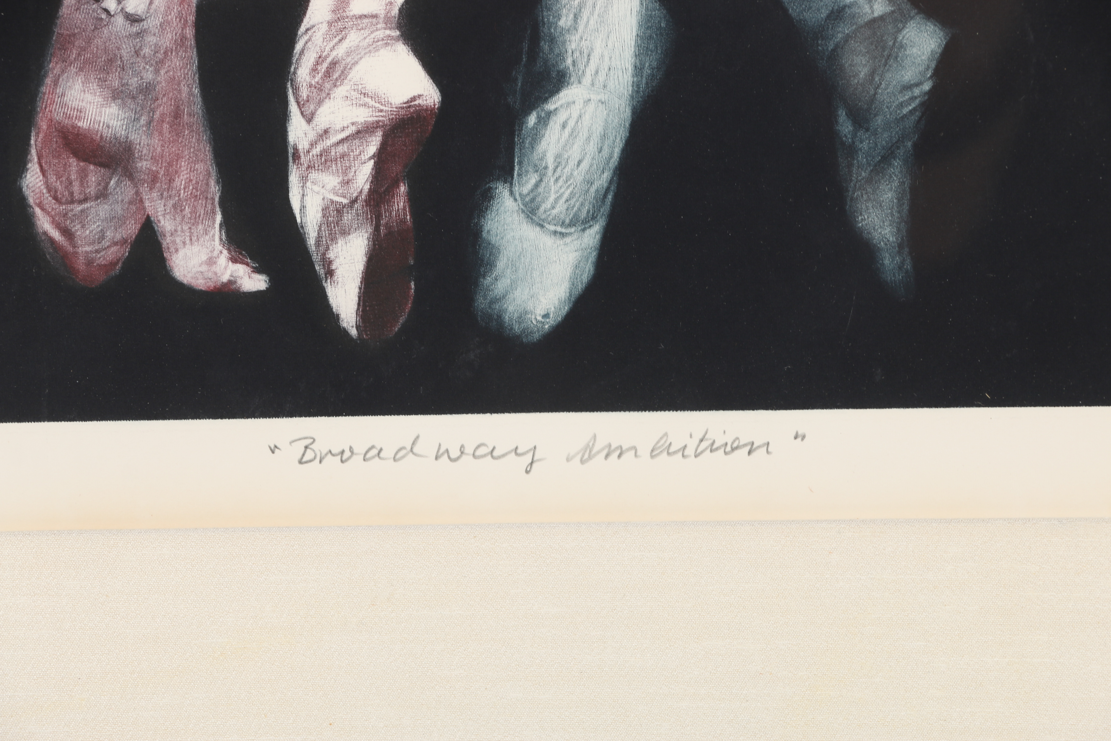 G. H. Rothe Lithograph "Broadway Ambition"