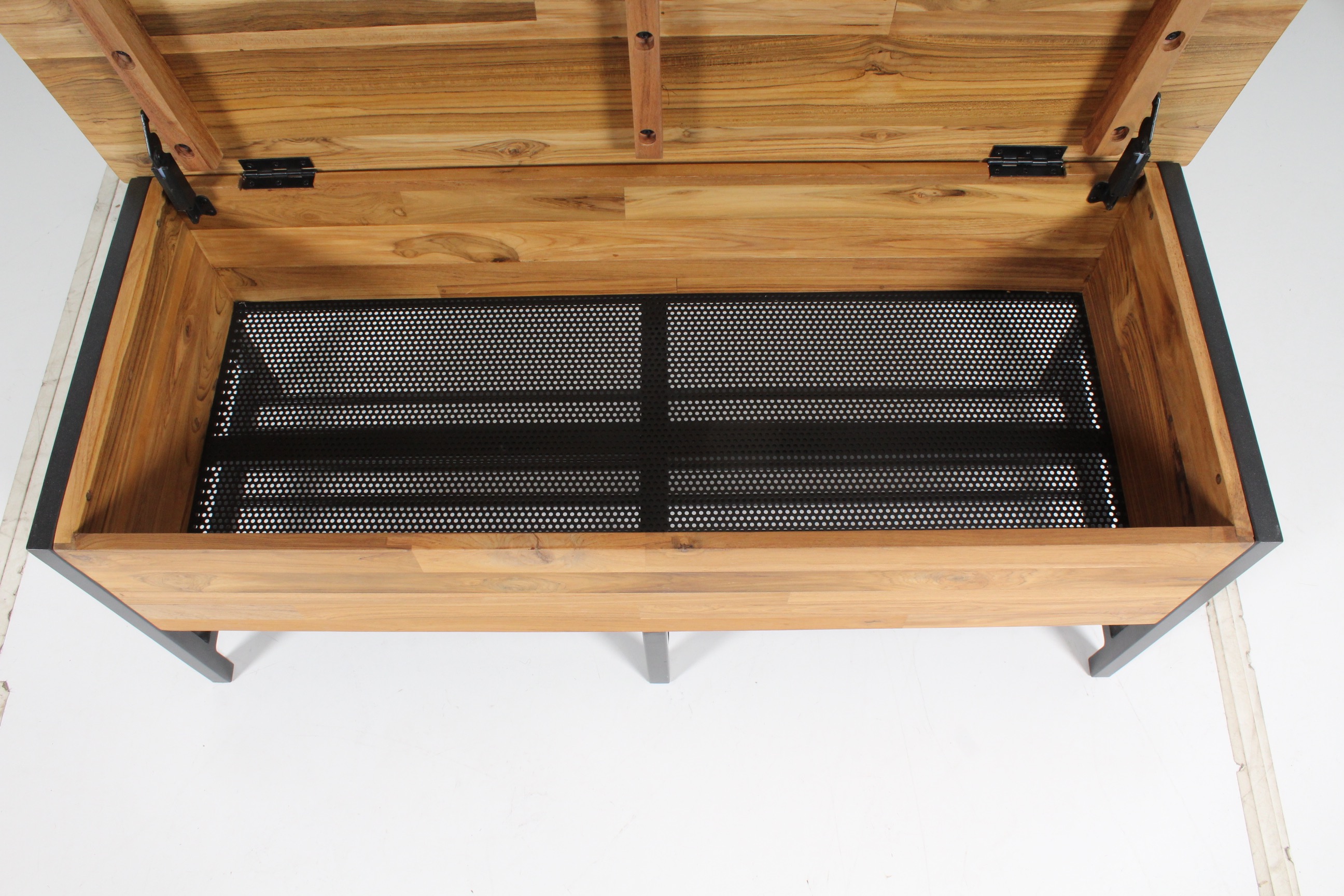 Crate & Barrel "Teca" Storage Bench