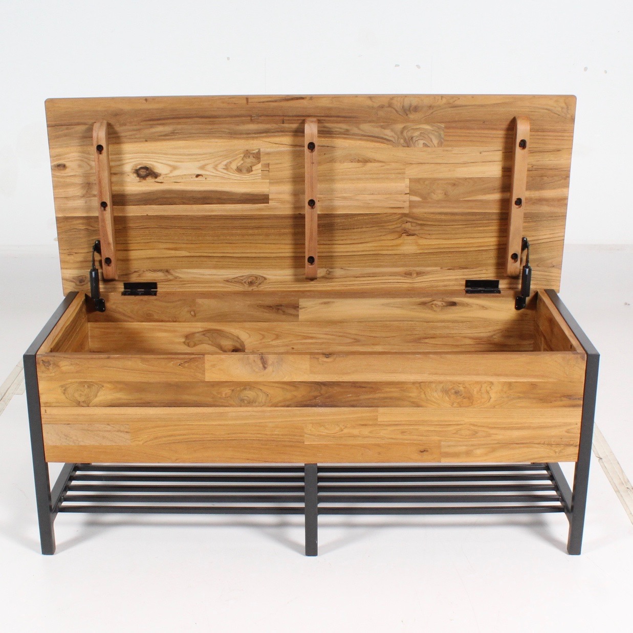 Crate & Barrel "Teca" Storage Bench