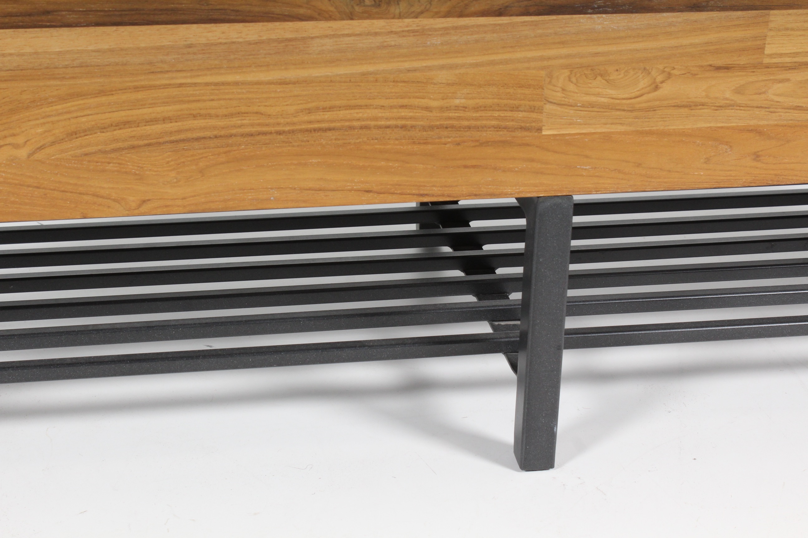 Crate & Barrel "Teca" Storage Bench