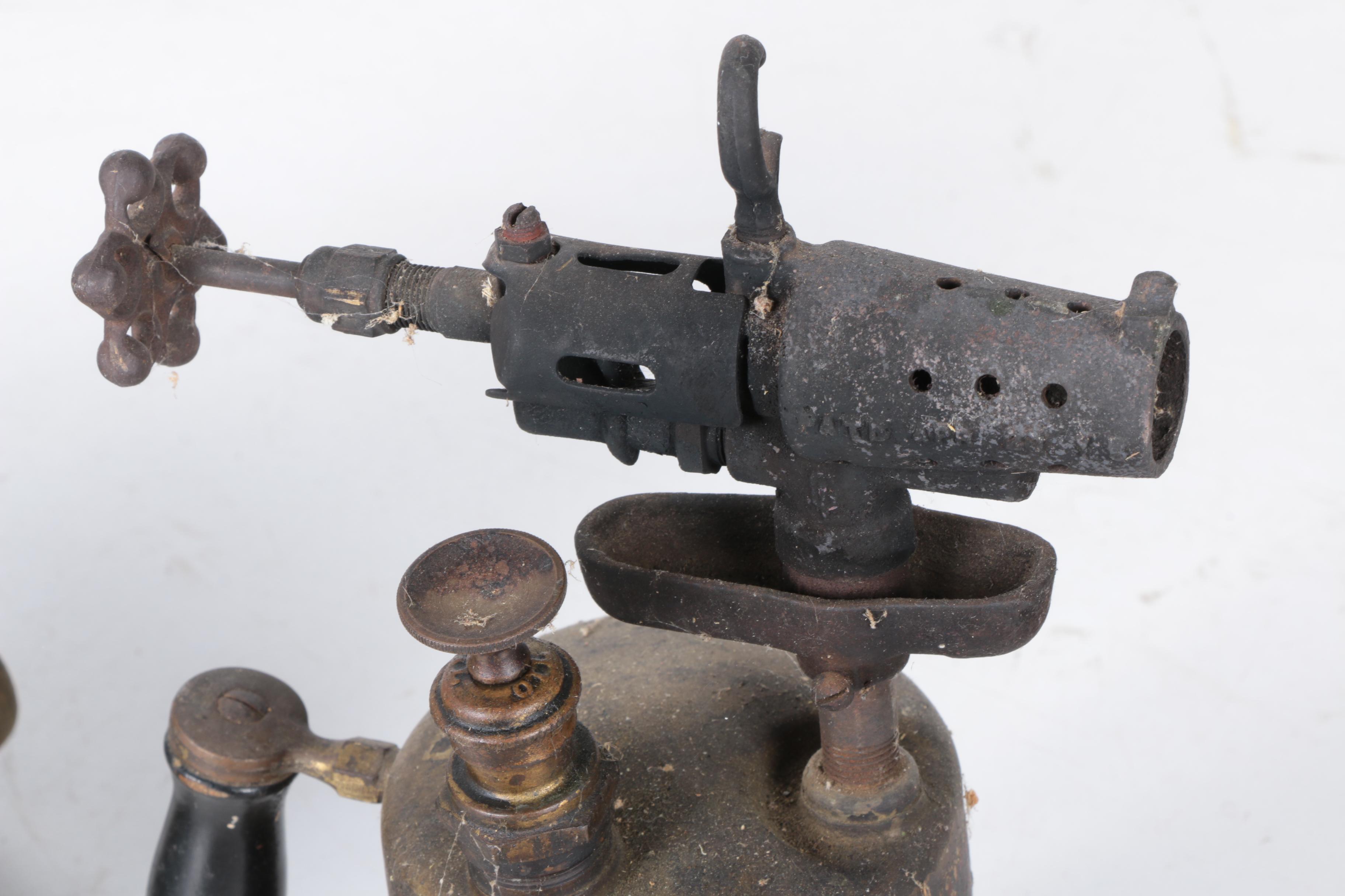 Vintage Power Equipment Including Clayton & Lambert Blowtorch