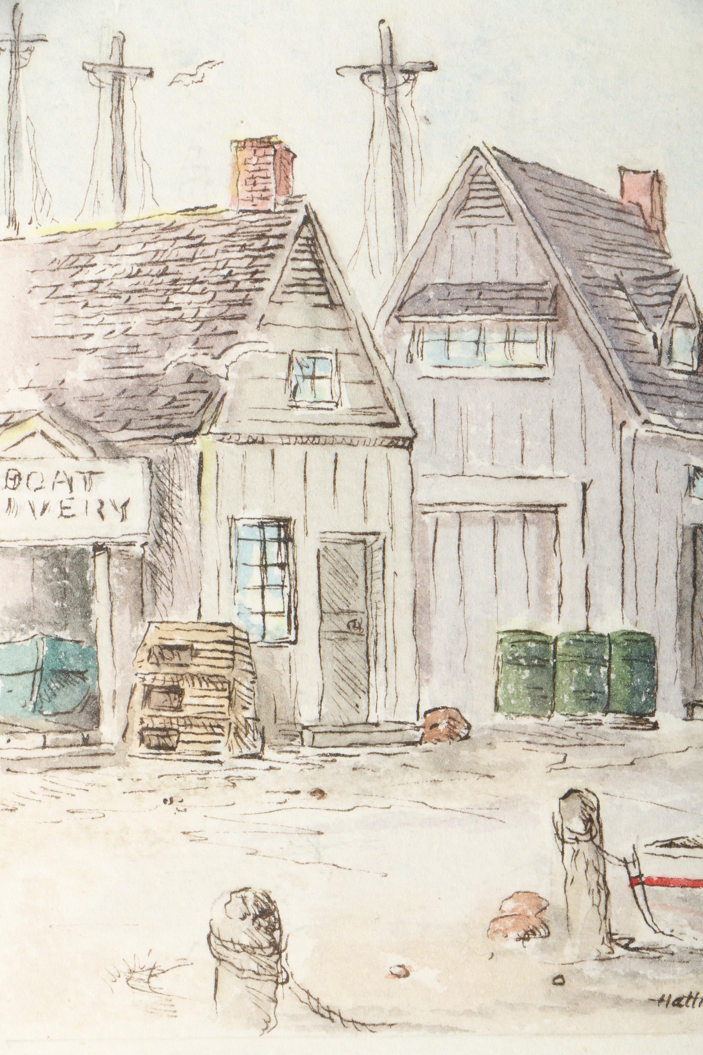 Hattie Barringer Watercolor Painting