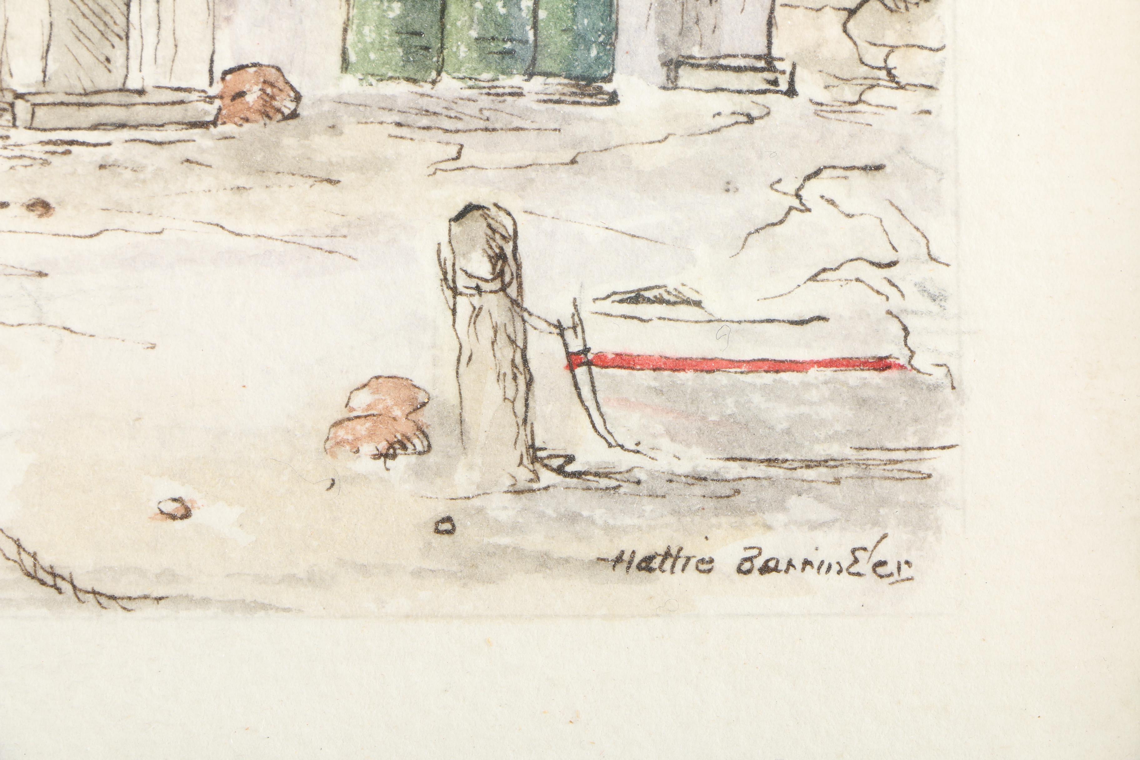 Hattie Barringer Watercolor Painting