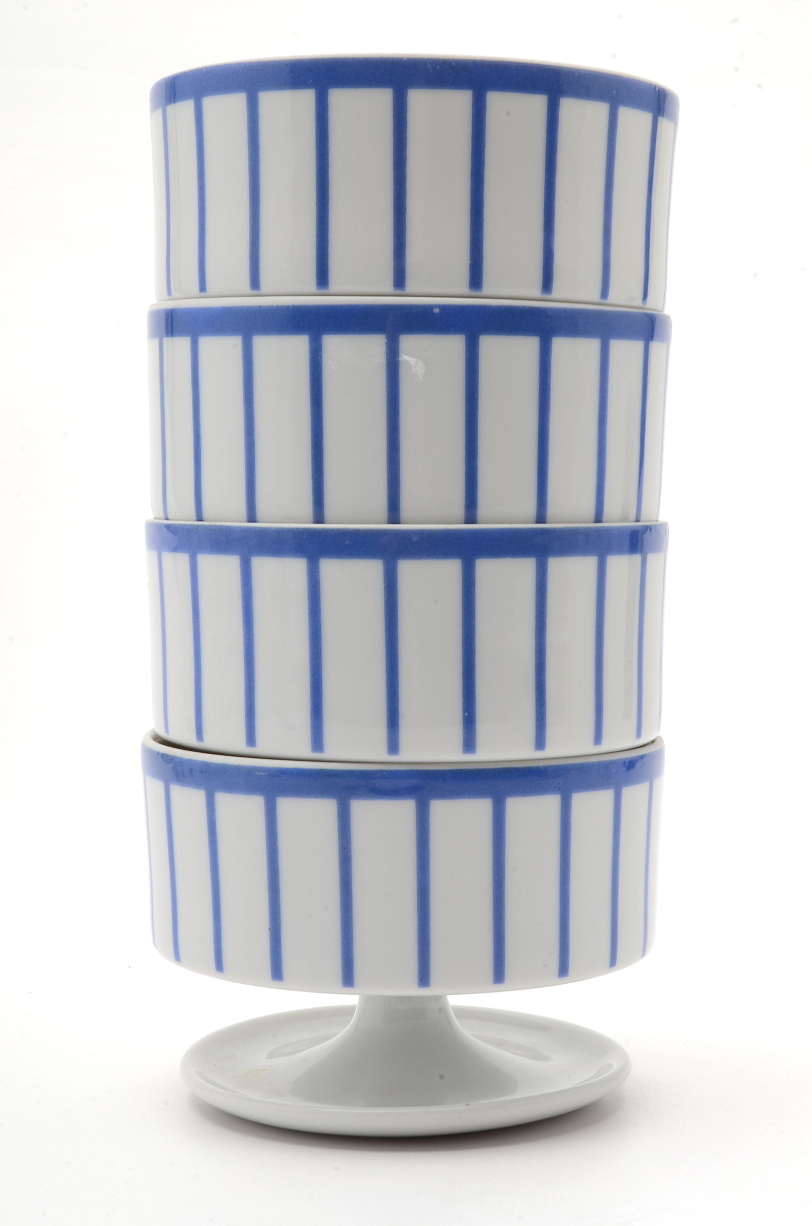 Jonas Roberts Mid Century Modern Solar Porcelain Sorbet Bowls