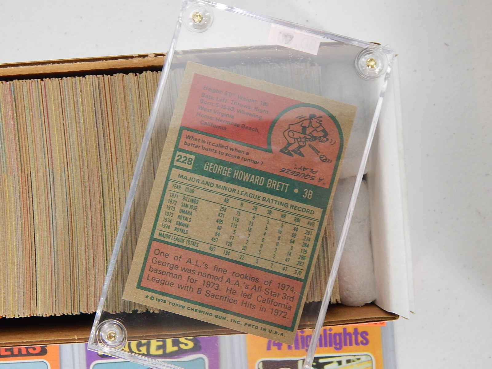 Complete 1975 Topps Baseball Card Set