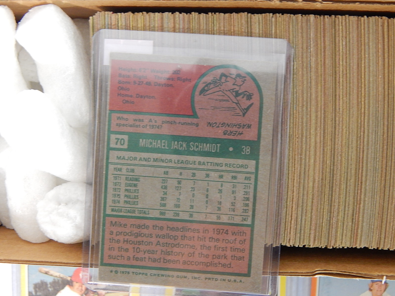 Complete 1975 Topps Baseball Card Set