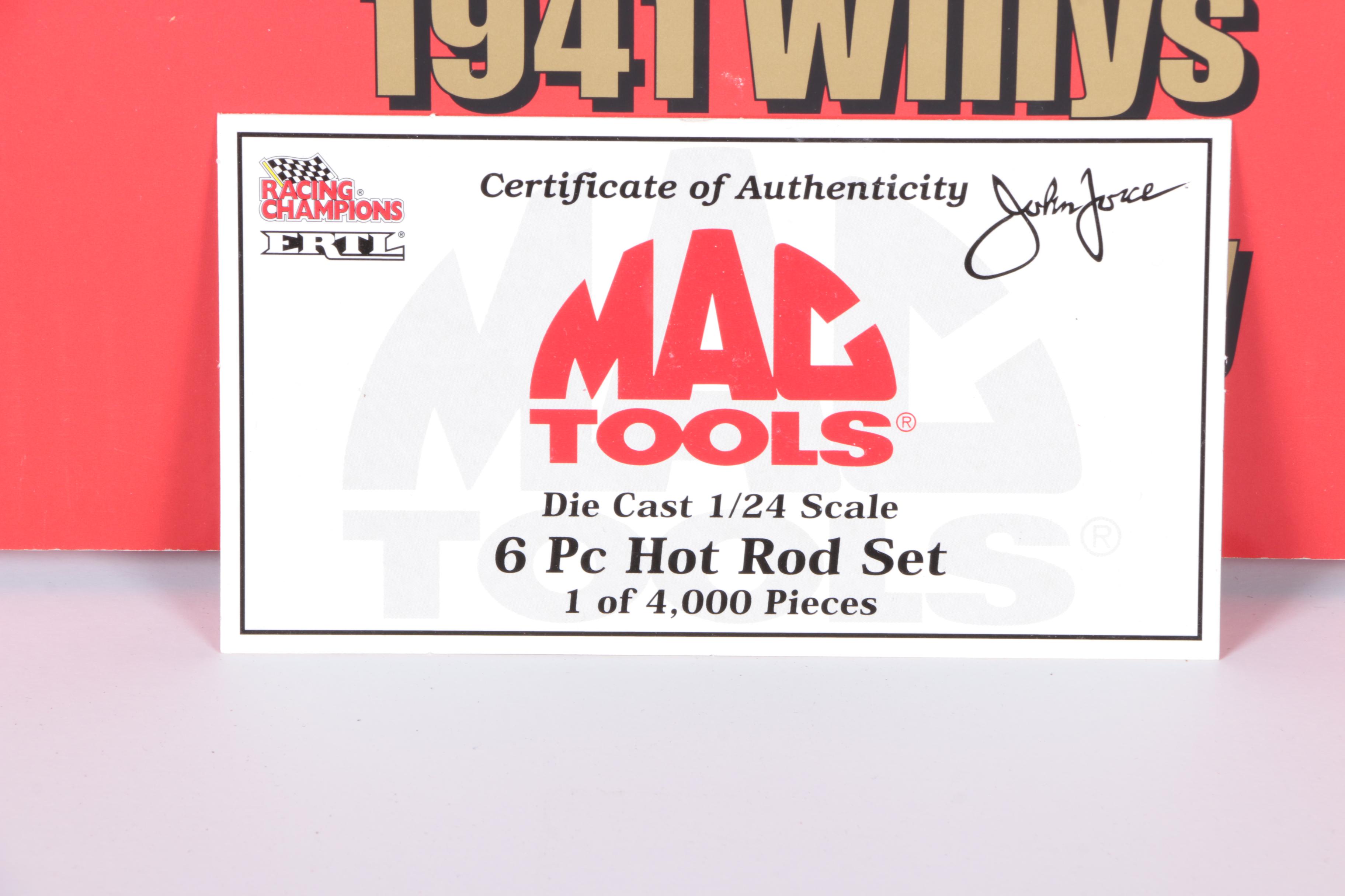 John Force Mac Tools Hot Rod Set by Racing Champions and Ertl