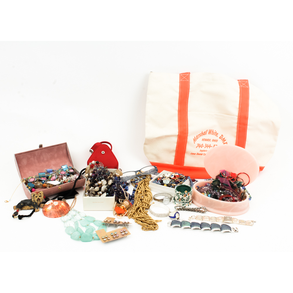 Eclectic Collection of Costume Jewelry