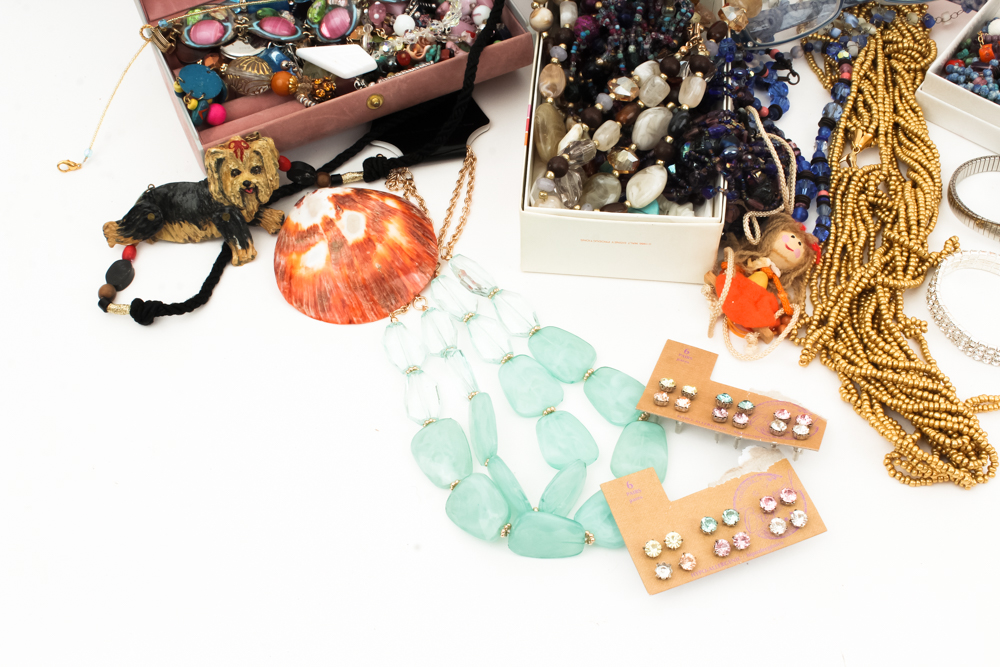 Eclectic Collection of Costume Jewelry