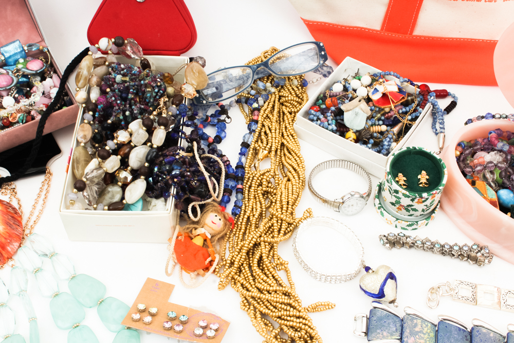 Eclectic Collection of Costume Jewelry