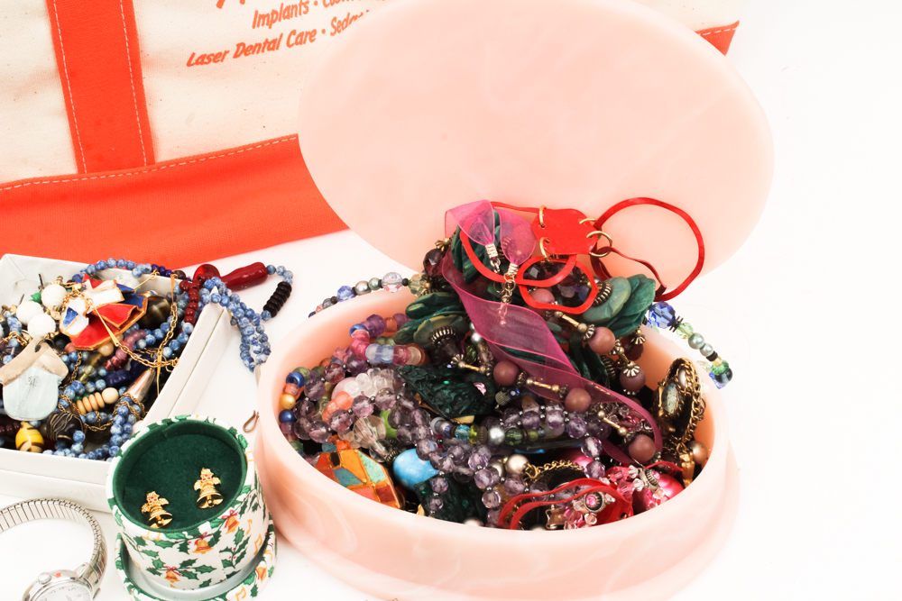 Eclectic Collection of Costume Jewelry