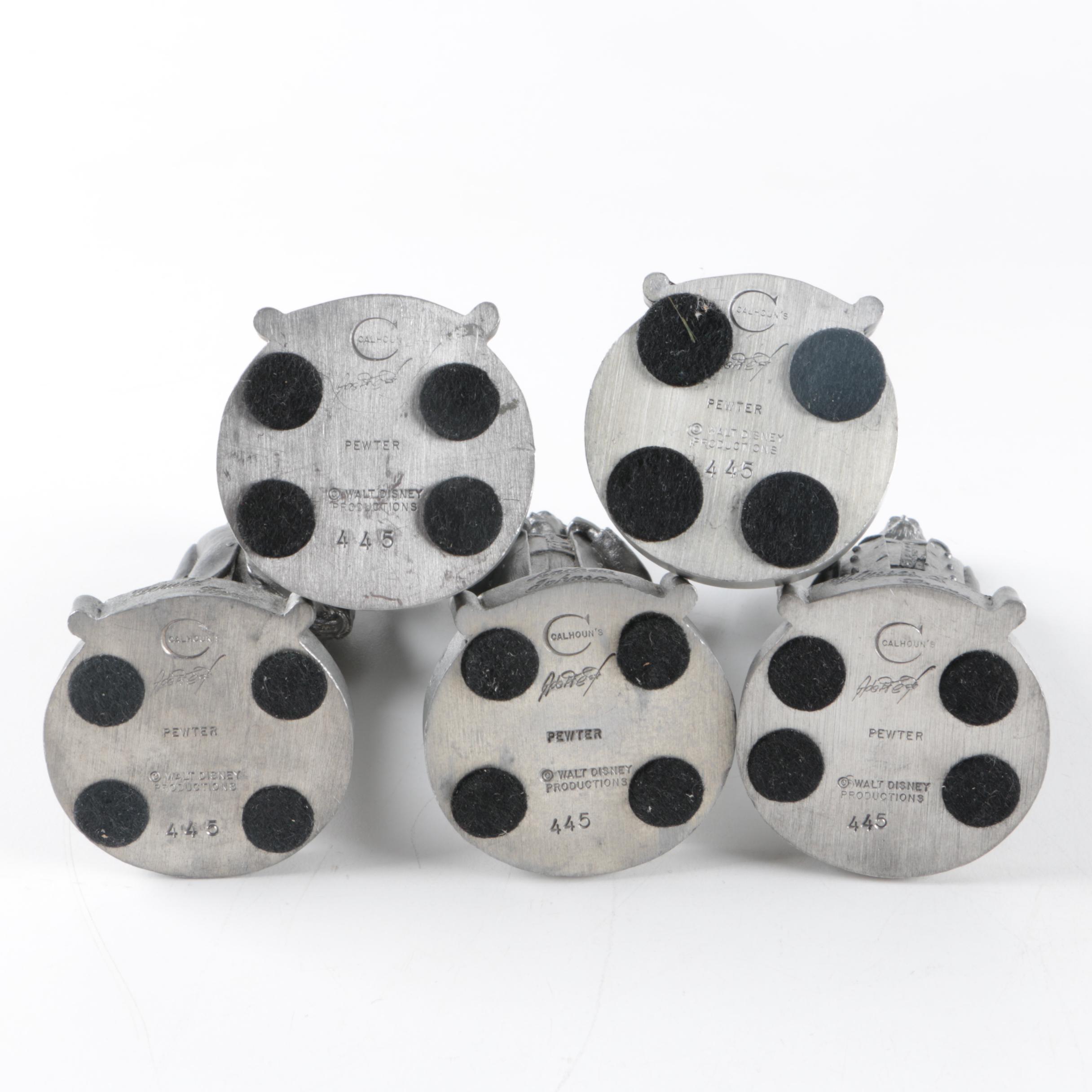 Walt Disney Pewter Hall of Presidents Figurines