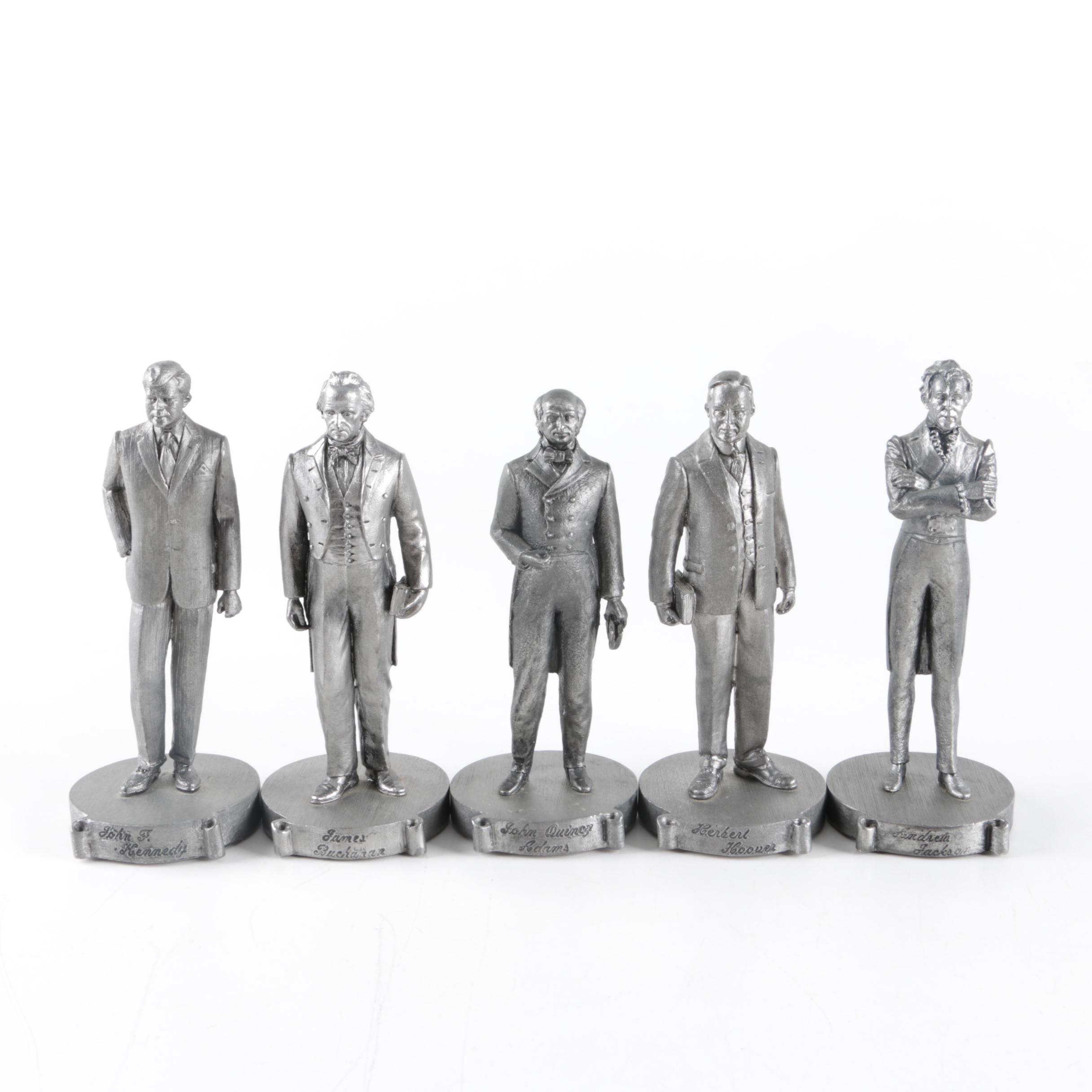 Walt Disney Pewter Hall of Presidents Figurines