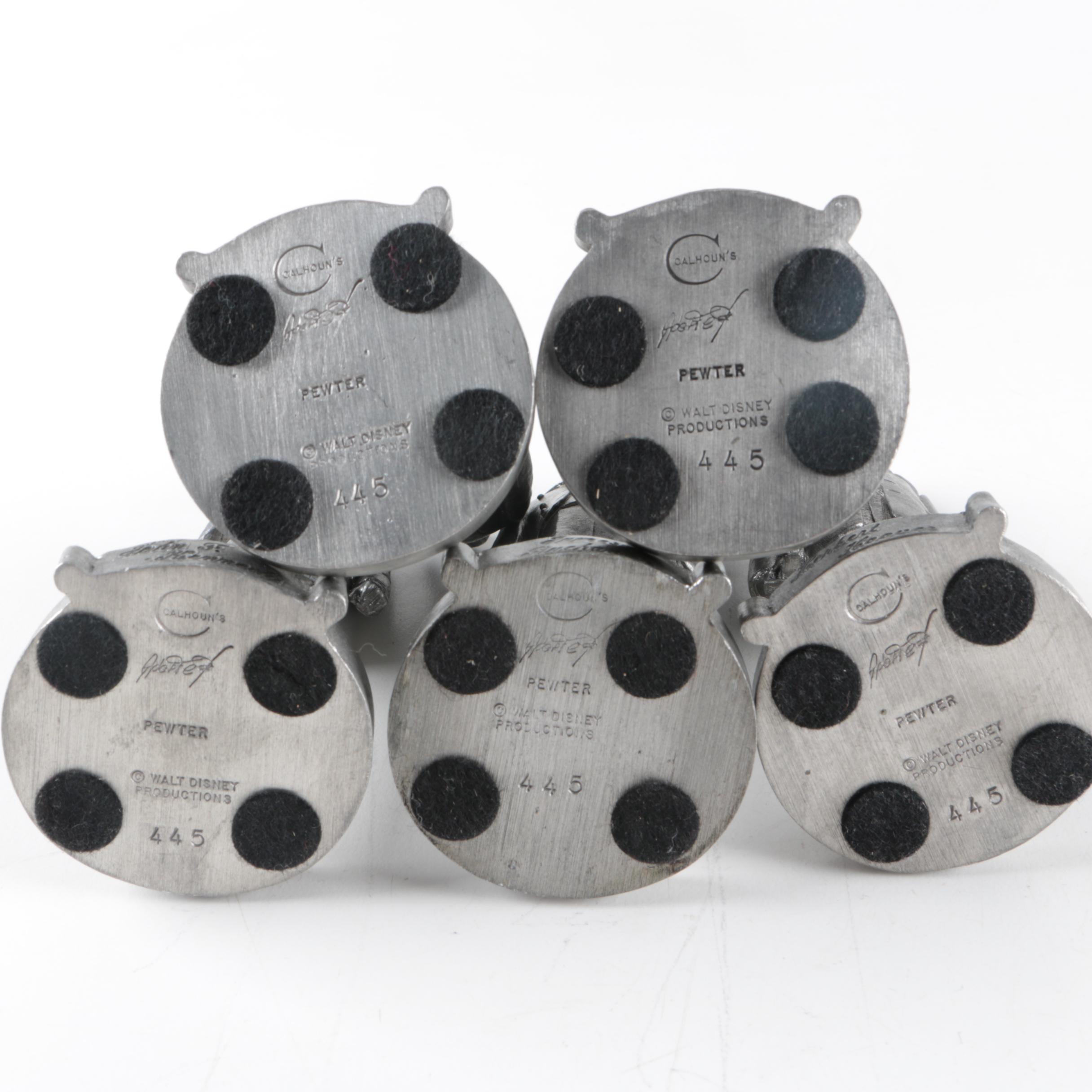 Walt Disney Pewter Hall of Presidents Figurines