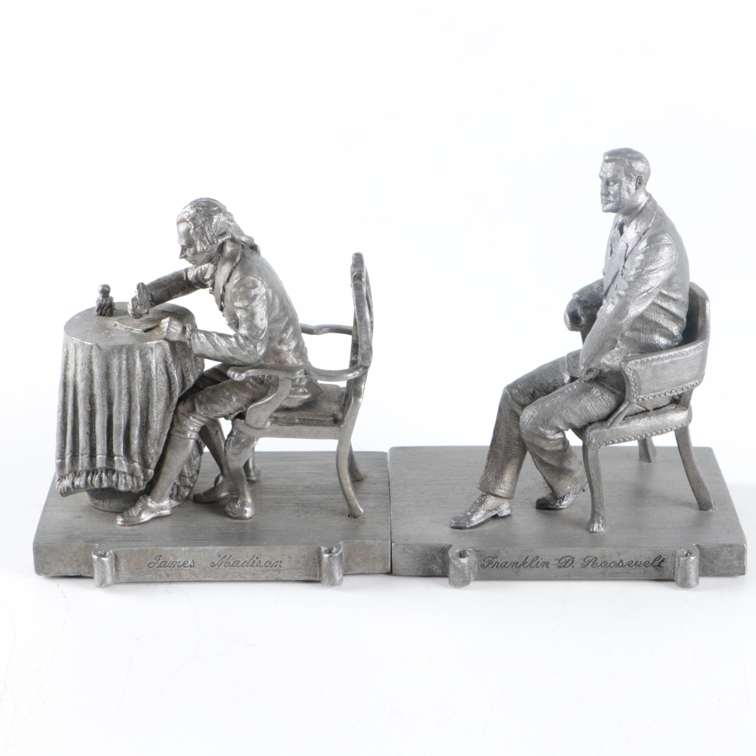 Walt Disney Pewter Hall of Presidents Figurines