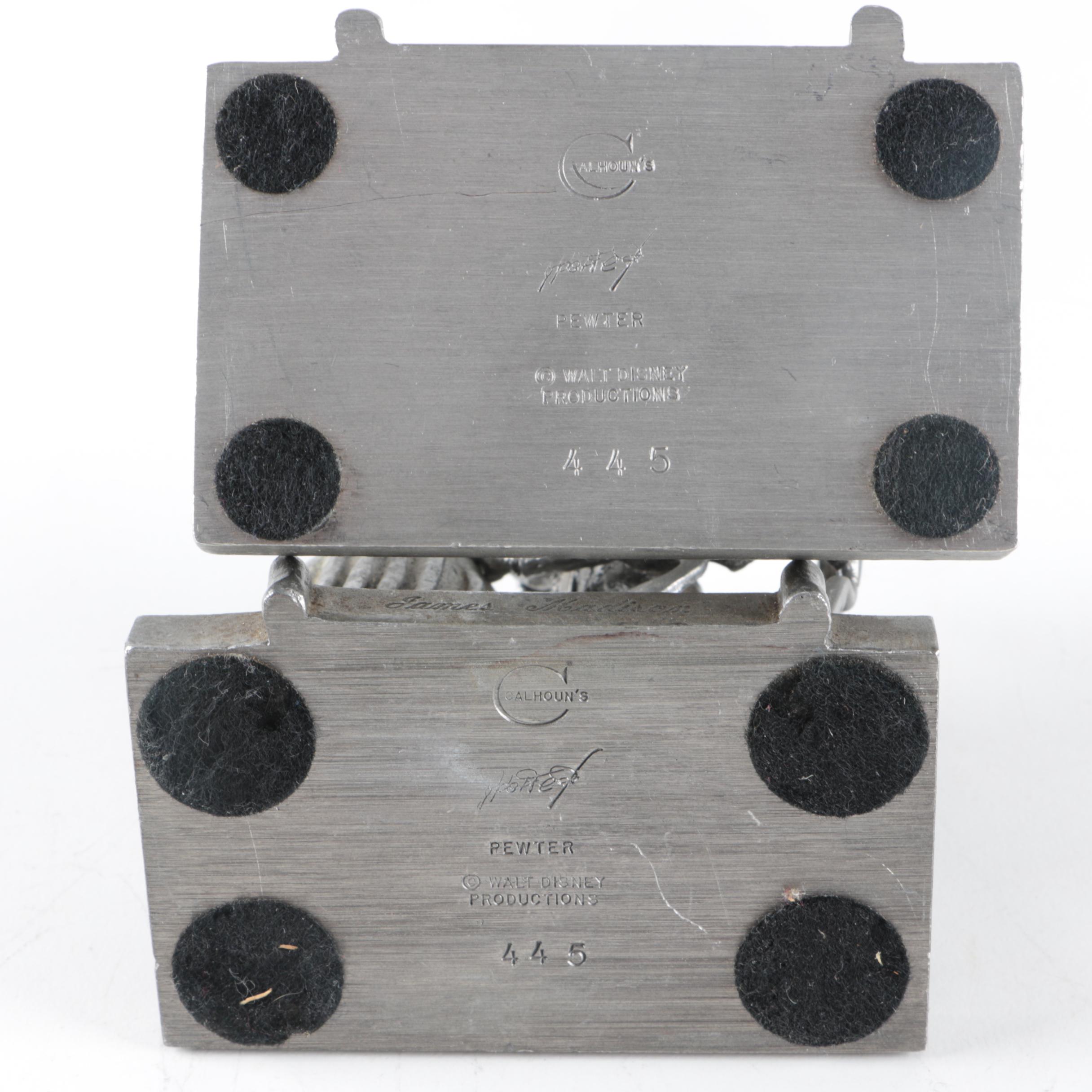 Walt Disney Pewter Hall of Presidents Figurines