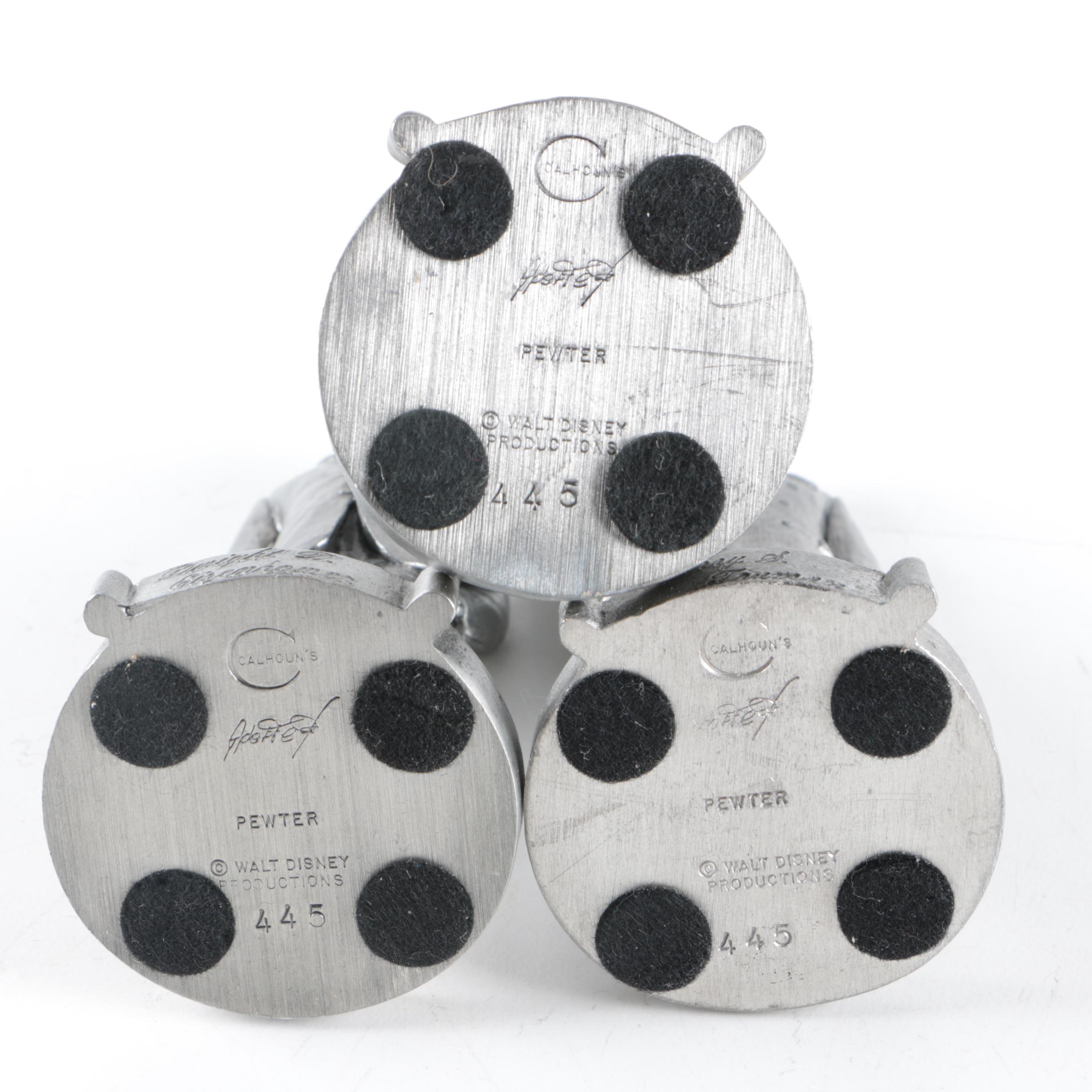 Walt Disney Pewter Hall of Presidents Figurines