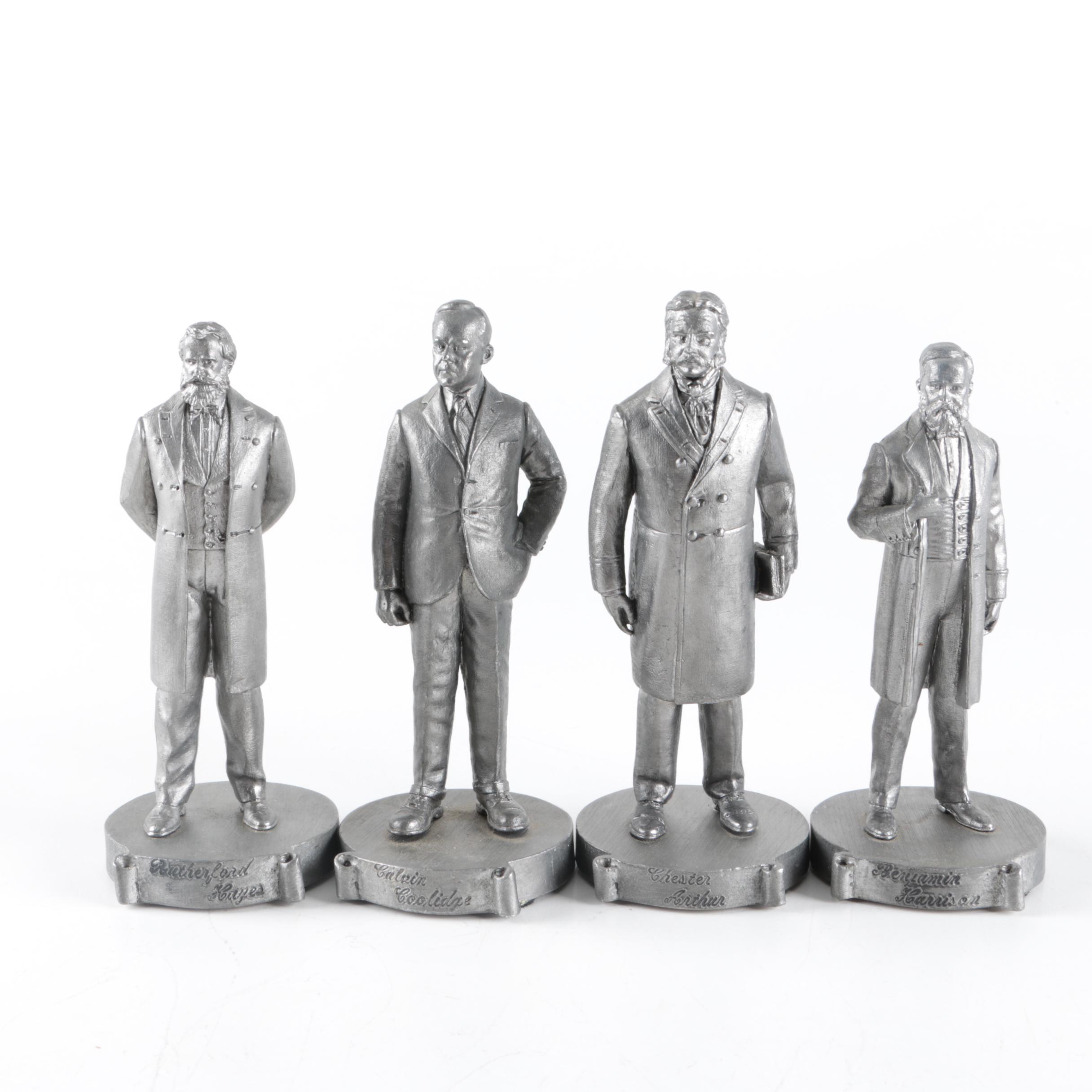 Walt Disney Pewter Hall of Presidents Figurines
