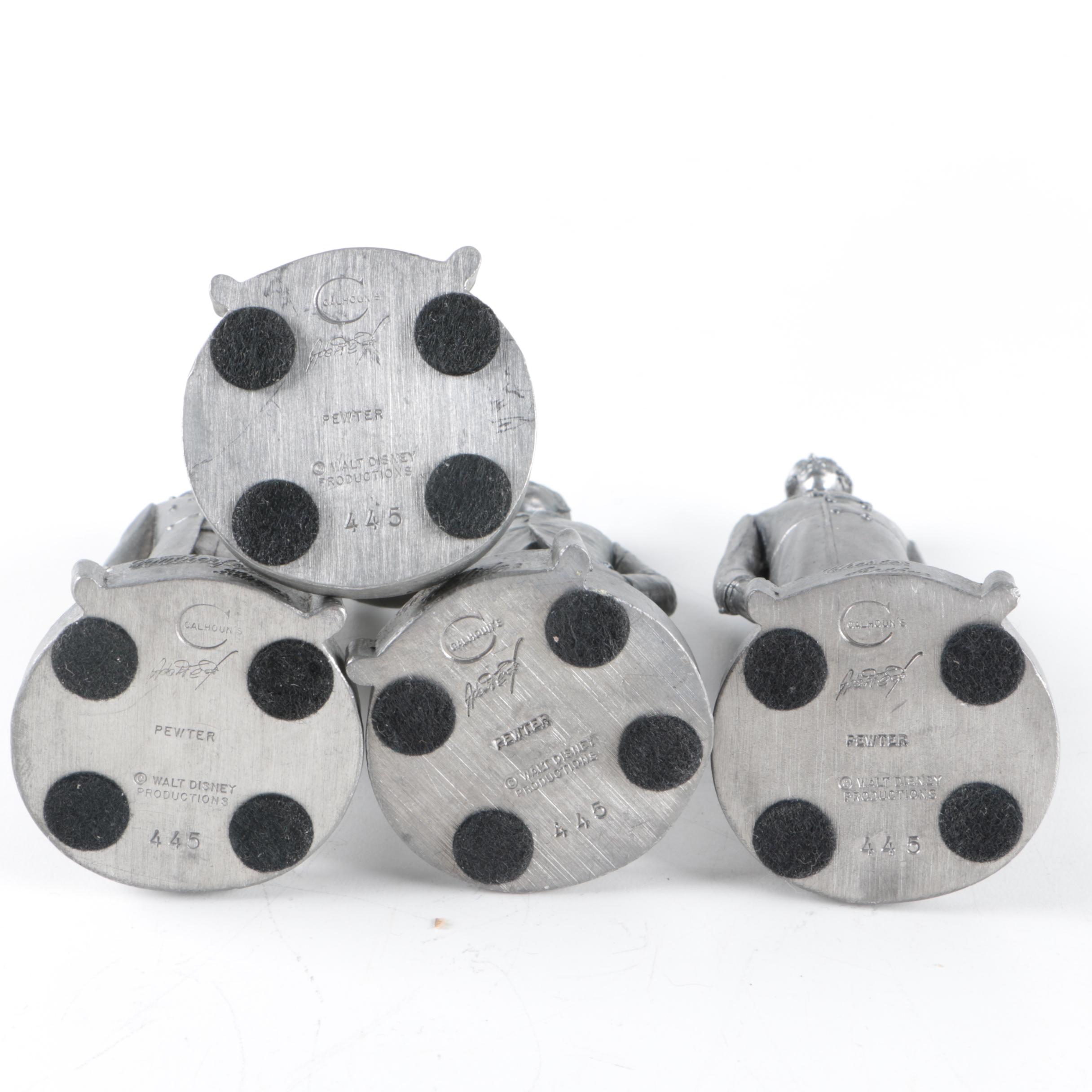 Walt Disney Pewter Hall of Presidents Figurines