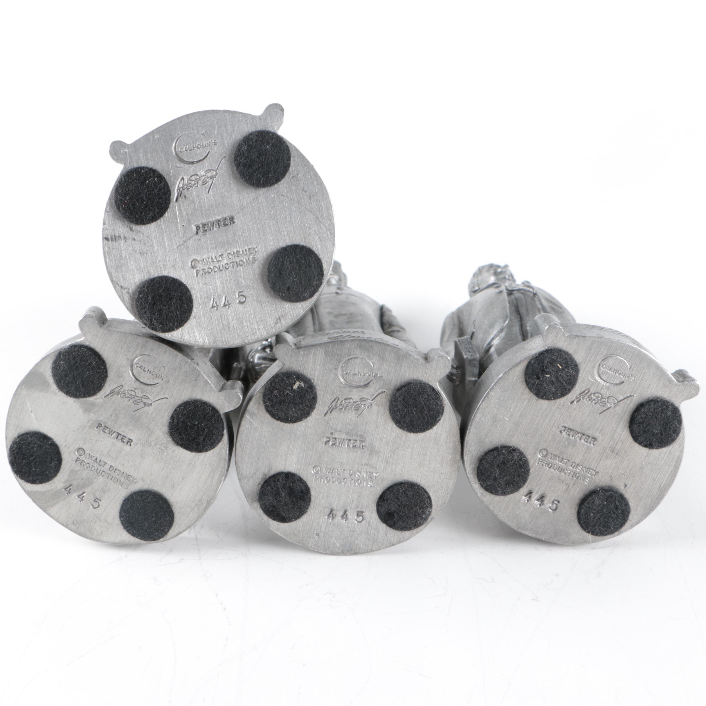 Walt Disney Pewter Hall of Presidents Figurines