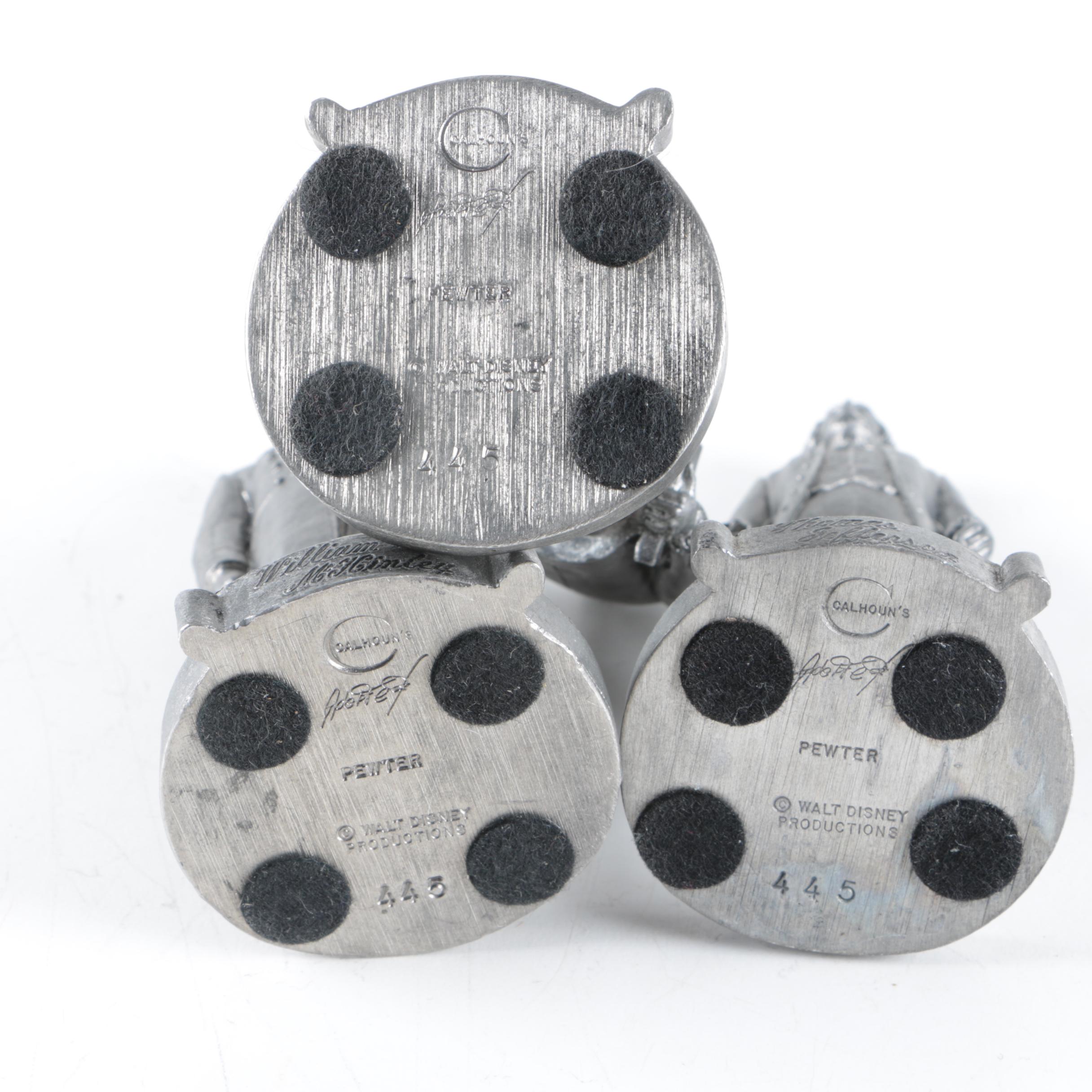 Walt Disney Pewter Hall of Presidents Figurines