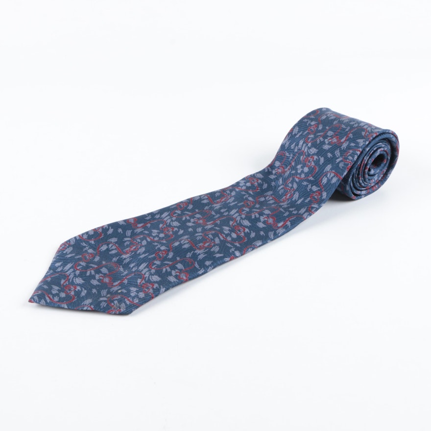 Giorgio Armani Printed Silk Necktie