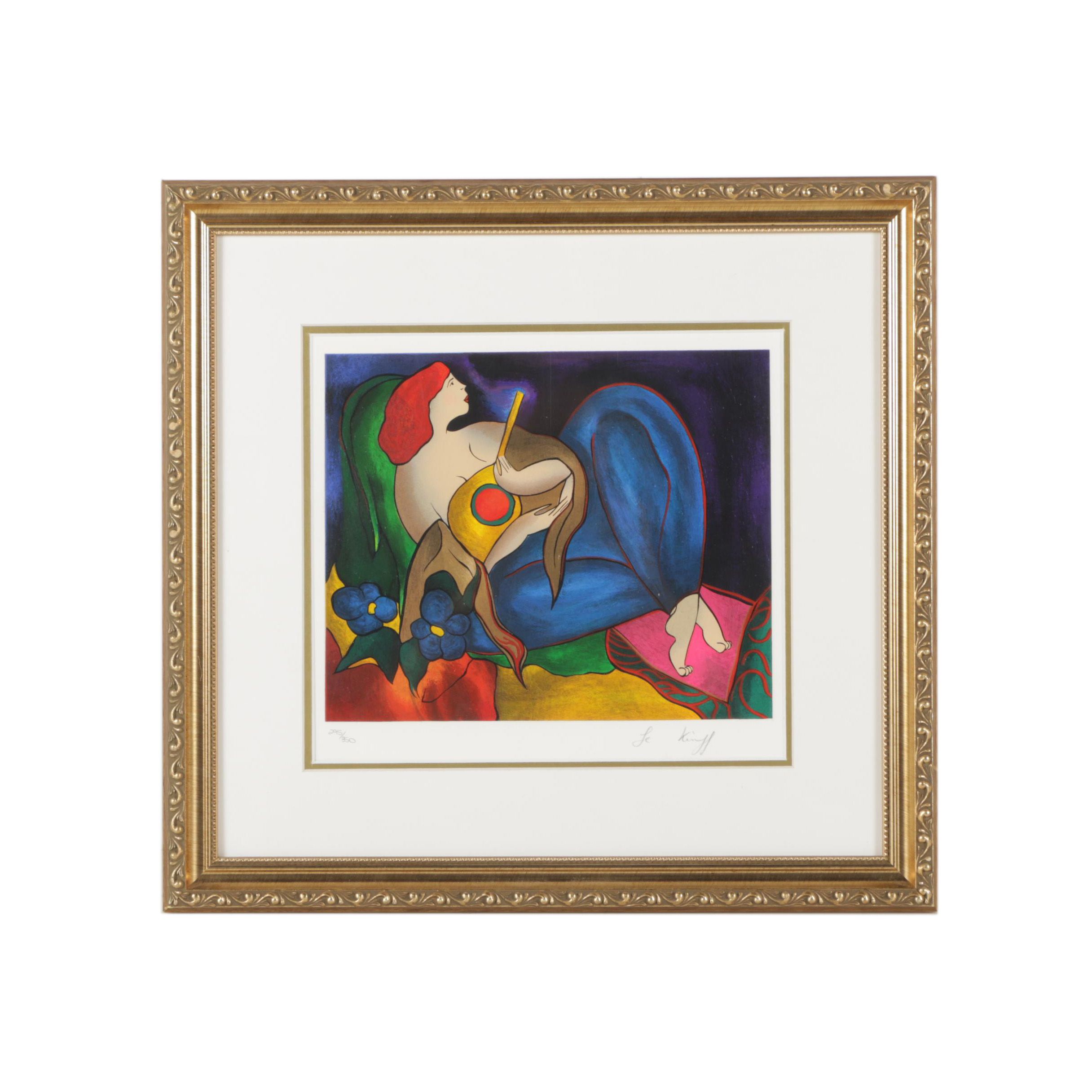 Linda Le Kinff 2002 Serigraph "Venus"