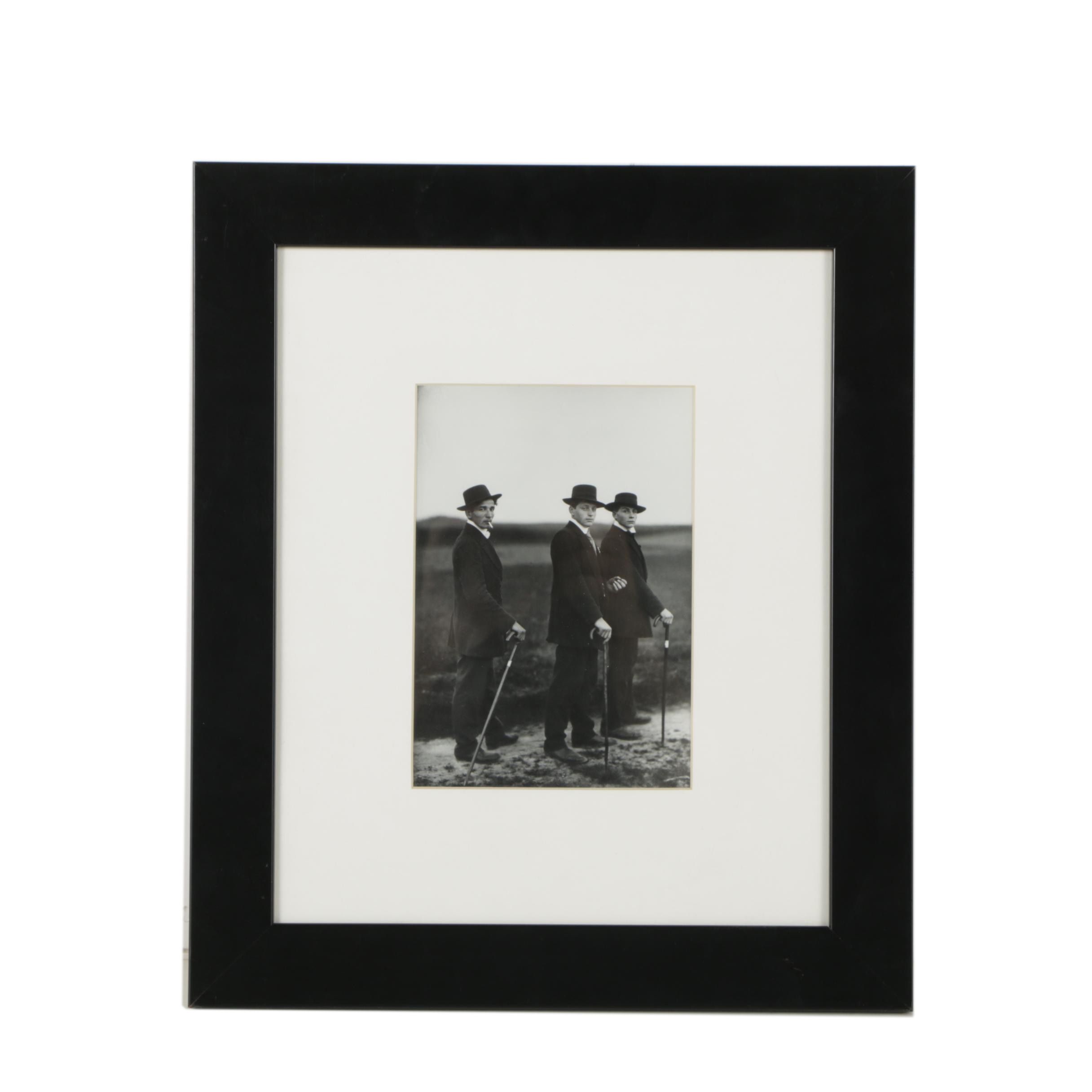 Digital Print After August Sander "Young Farmers"