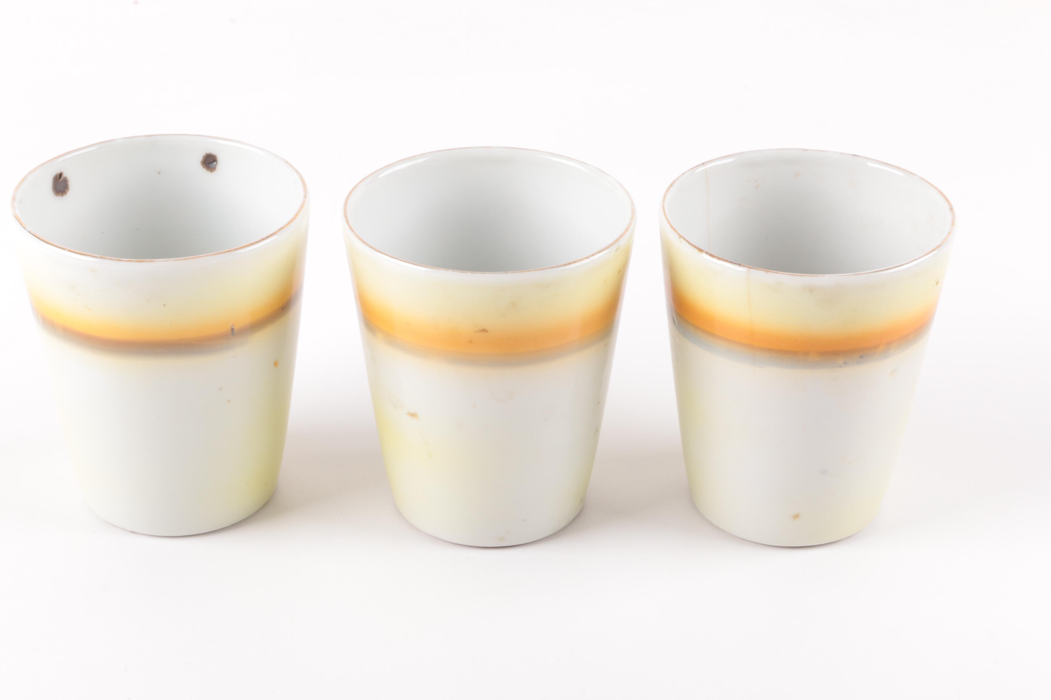 Vintage Japanese Hand-Painted Porcelain Tableware Including Meito