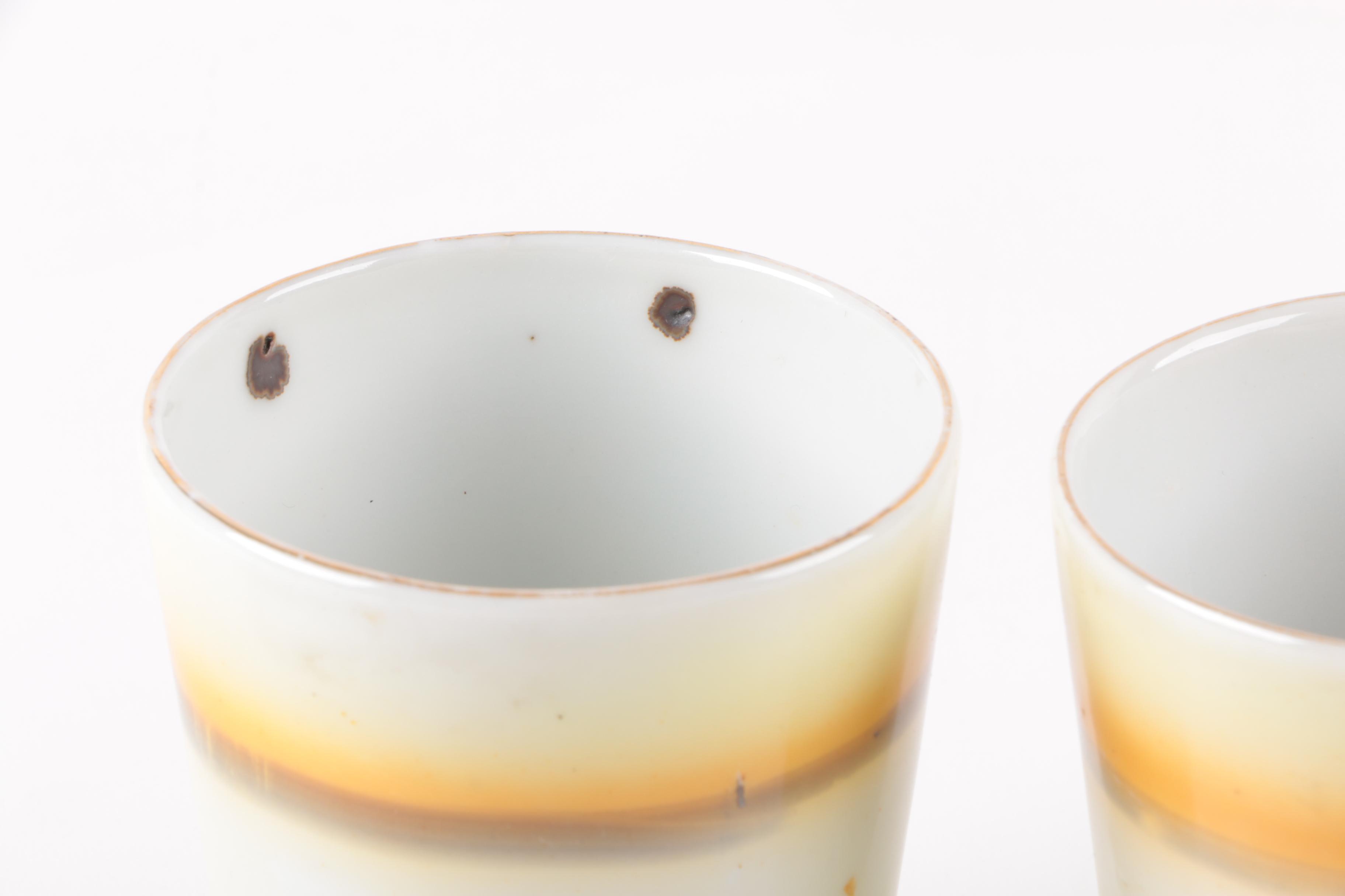 Vintage Japanese Hand-Painted Porcelain Tableware Including Meito