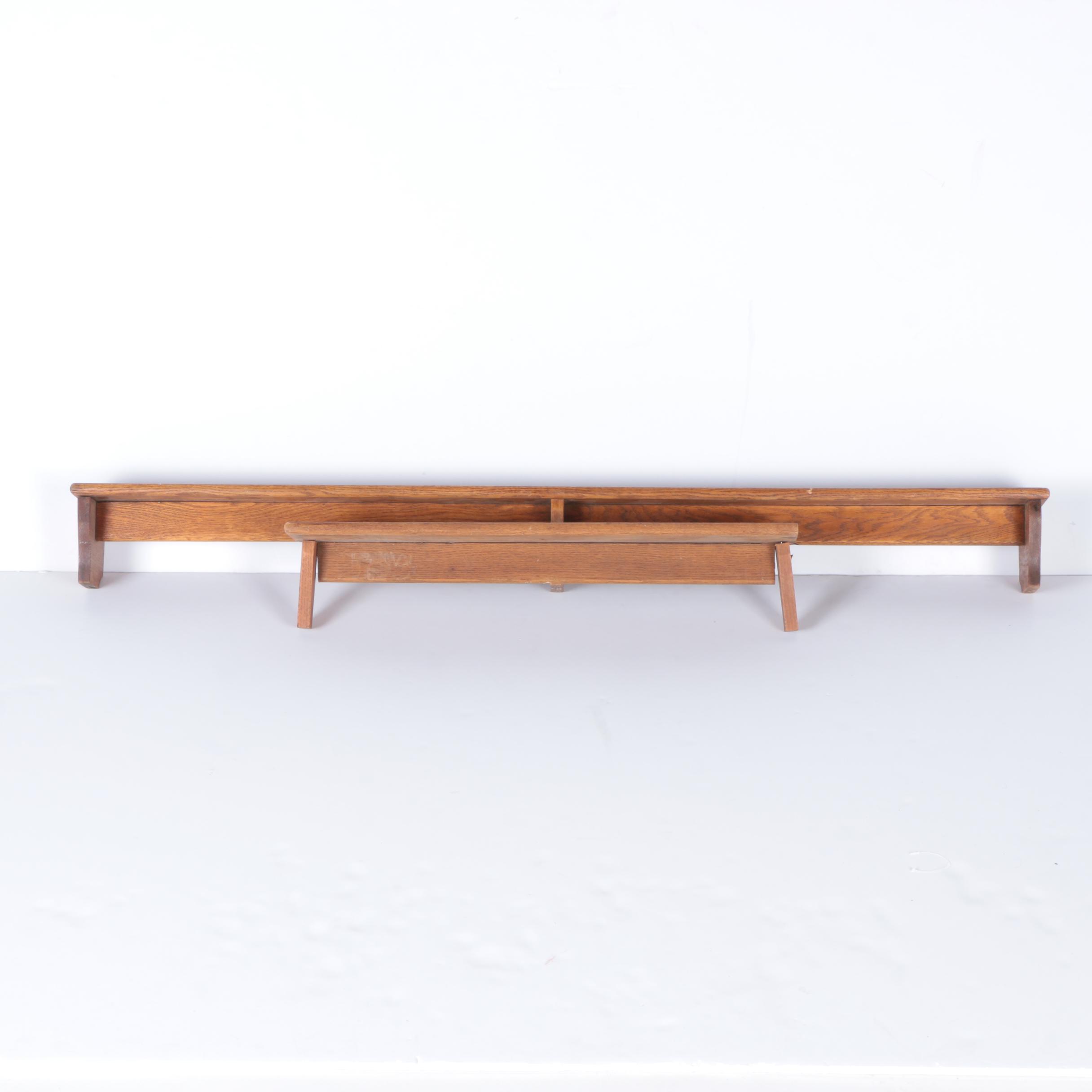 Rectangular Wooden Shelving