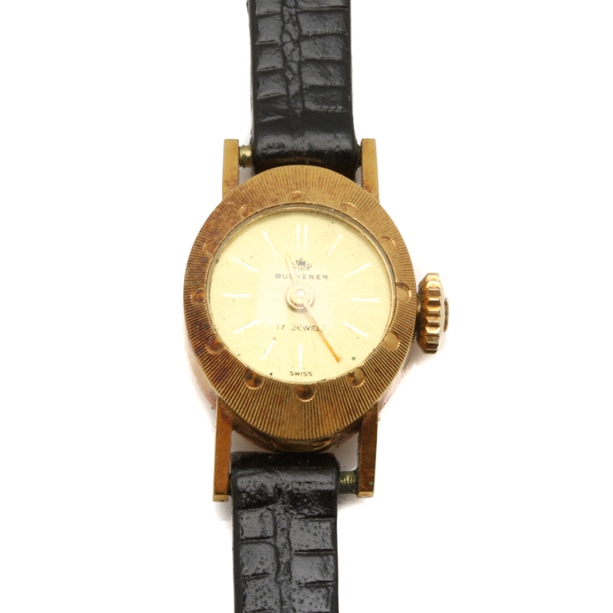 18K Yellow Gold Bucherer Wristwatch