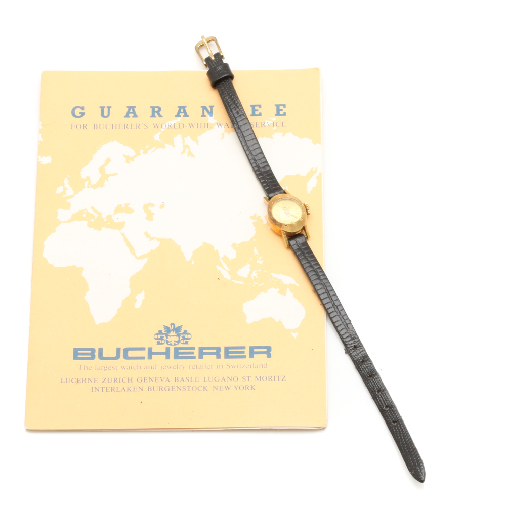 18K Yellow Gold Bucherer Watch