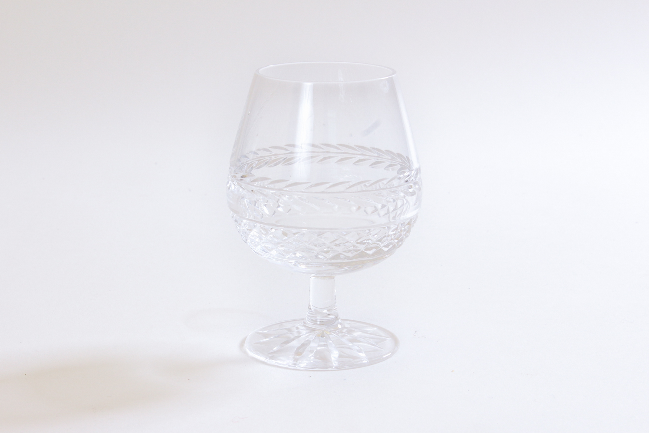 Galway Crystal "Leah" Brandy Decanter Set