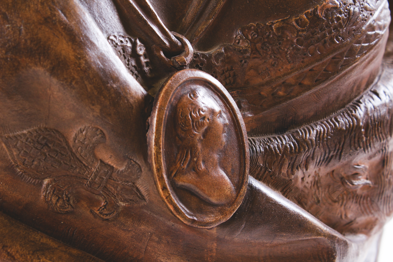 Terracotta Bust After Felix Lecomte of Marie Antoinette