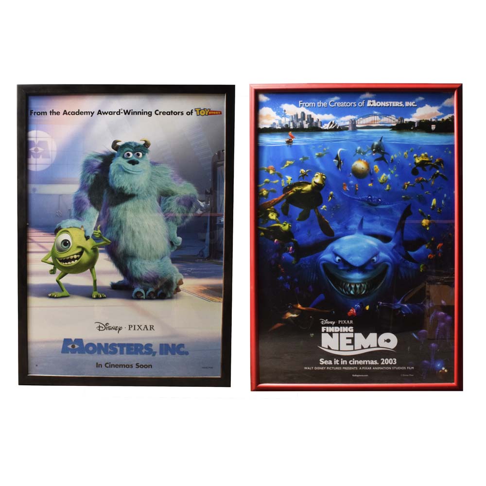 Disney Pixar Framed Movie Posters
